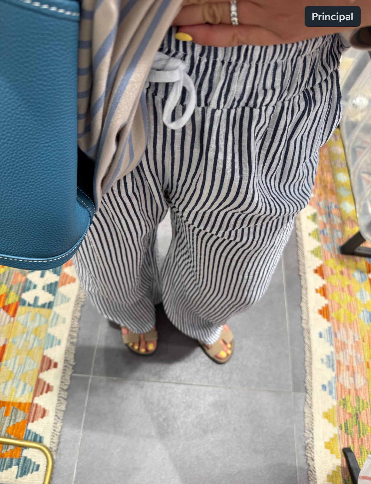 Pantalon CONFY Bleu