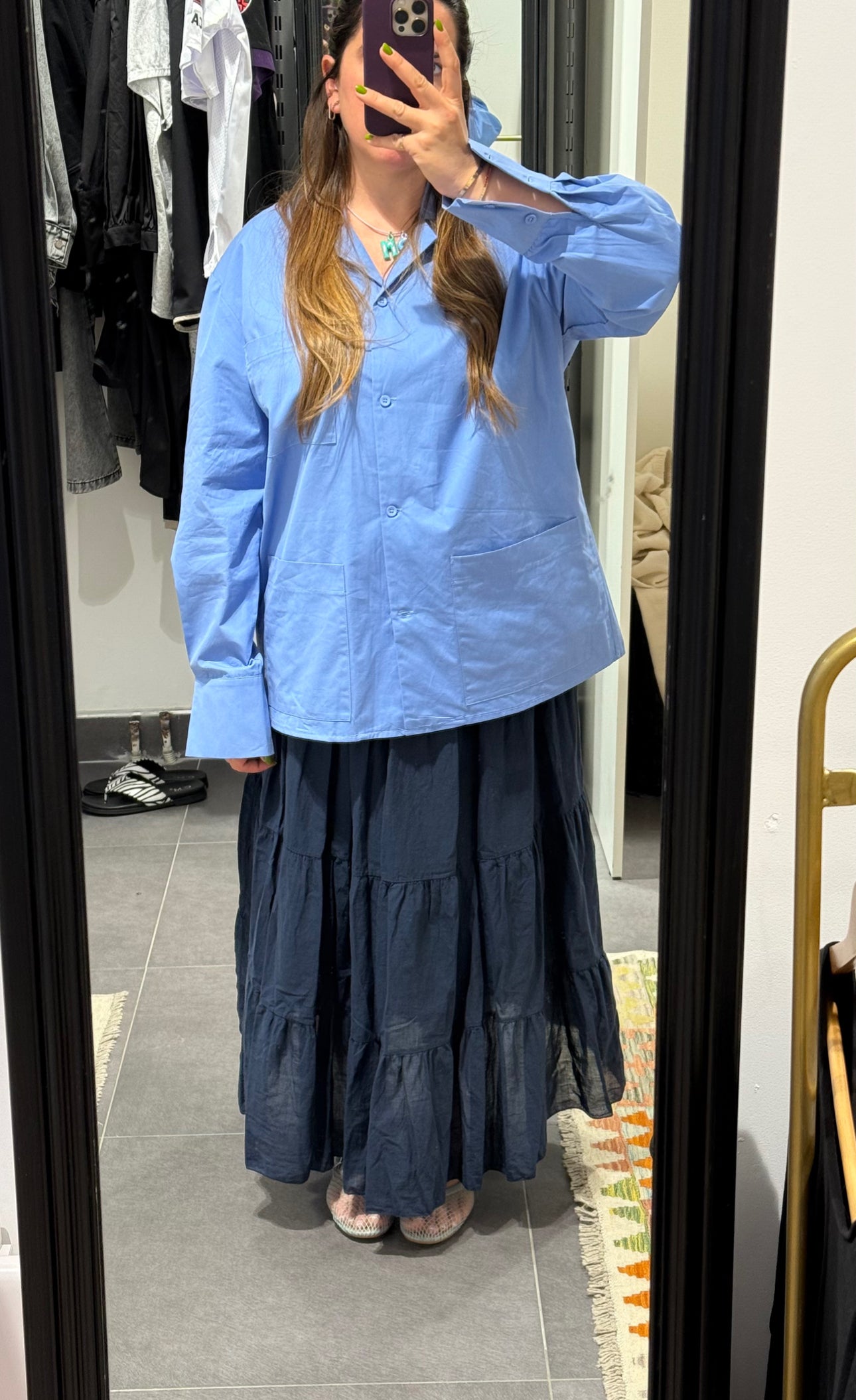 Jupe CITRON Bleu Marine