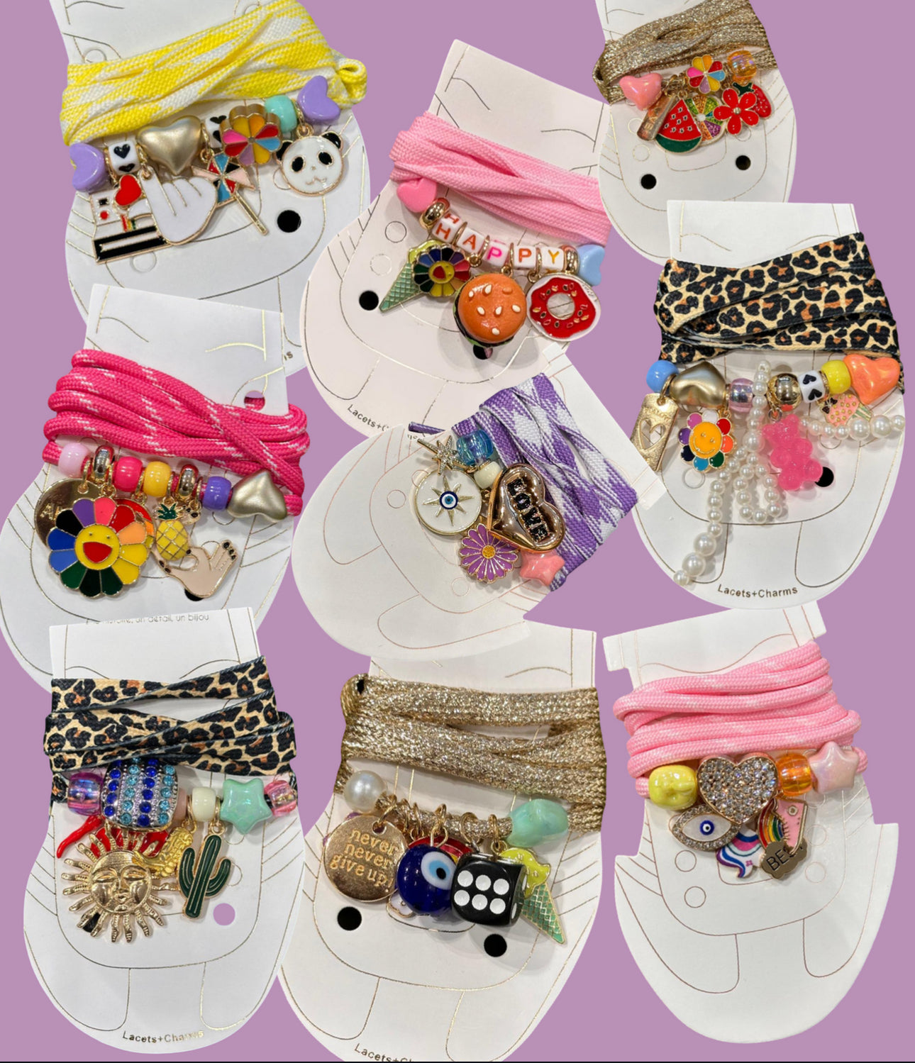 Lacets charms