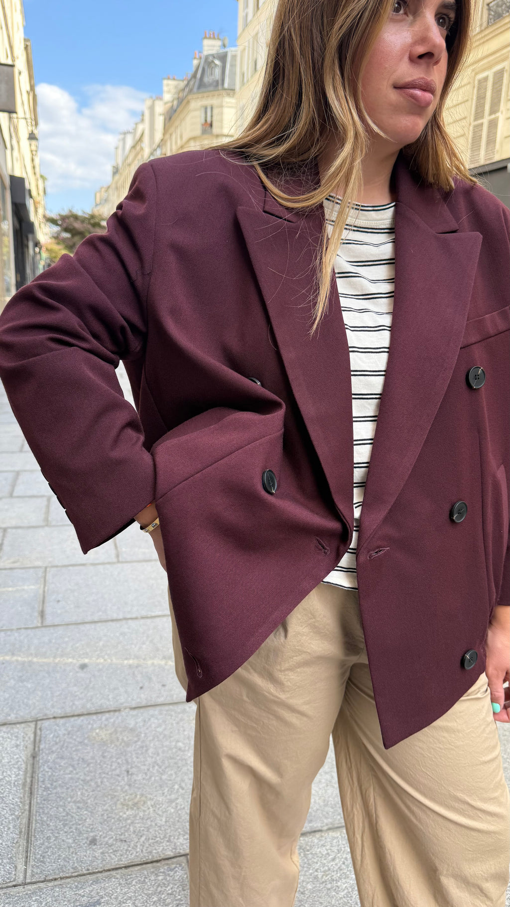 Veste SOFIA Bordeaux