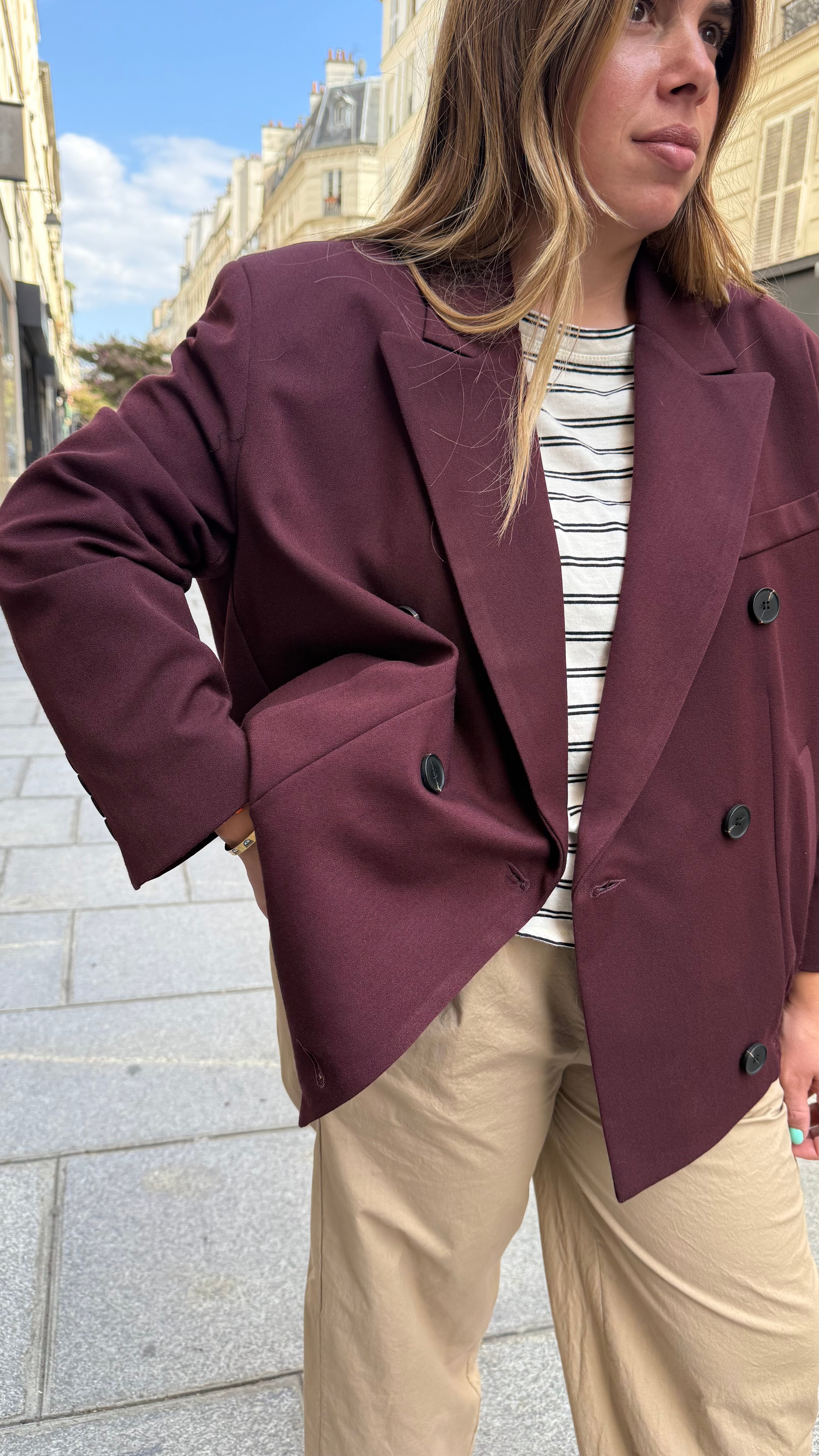 Veste SOFIA Bordeaux