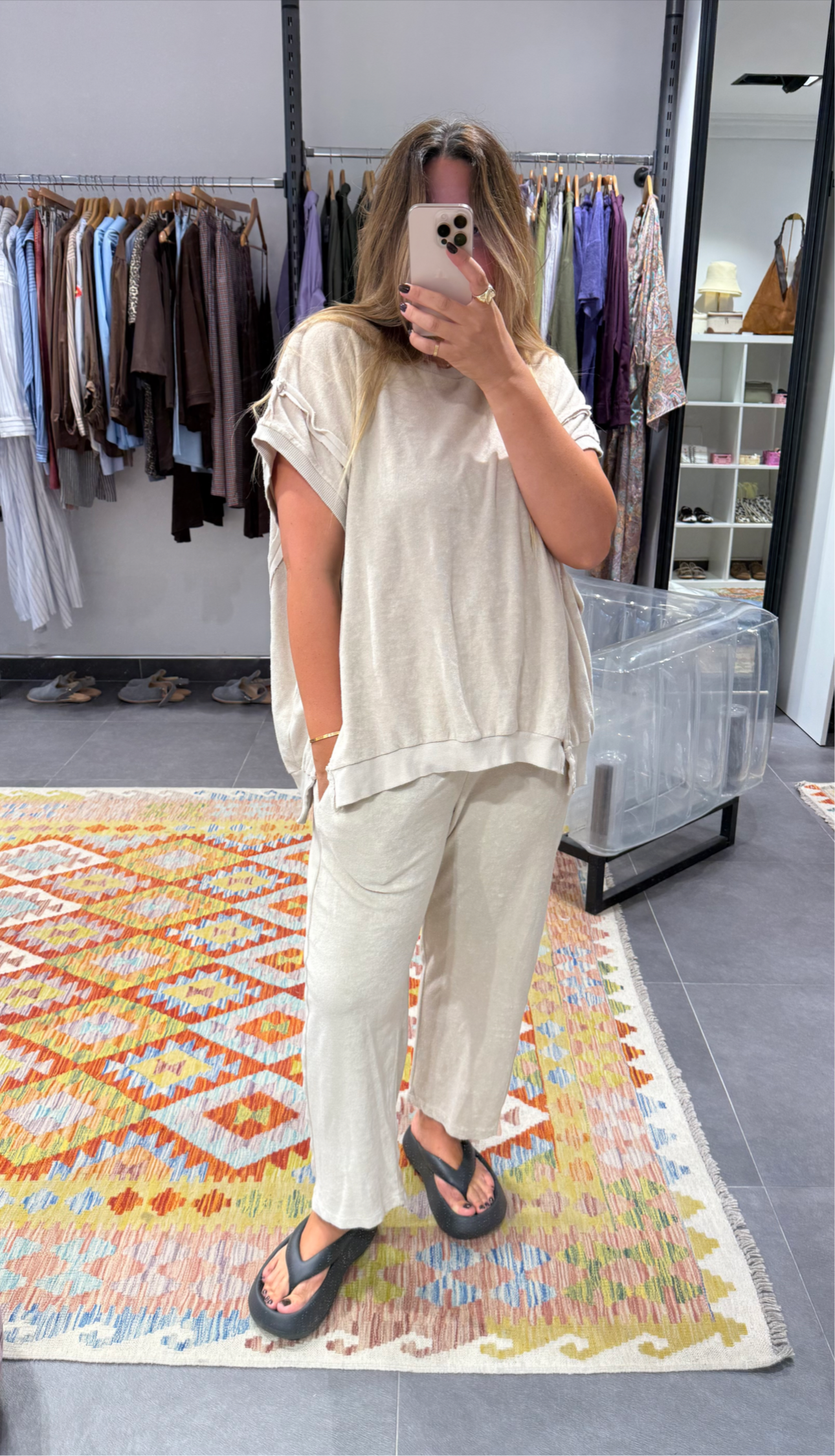 Tshirt EPONGE Creme