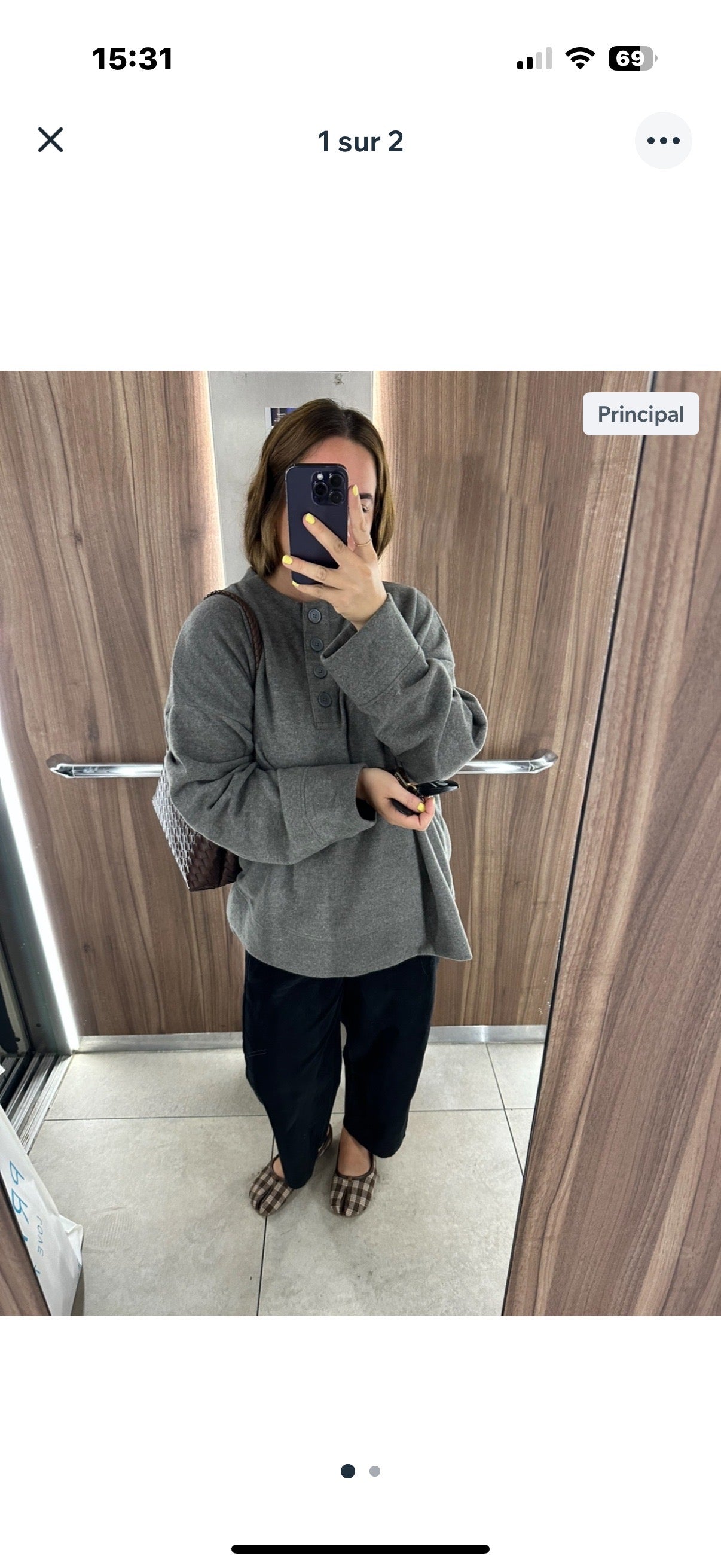 Pantalon JIP VELOUR Noir