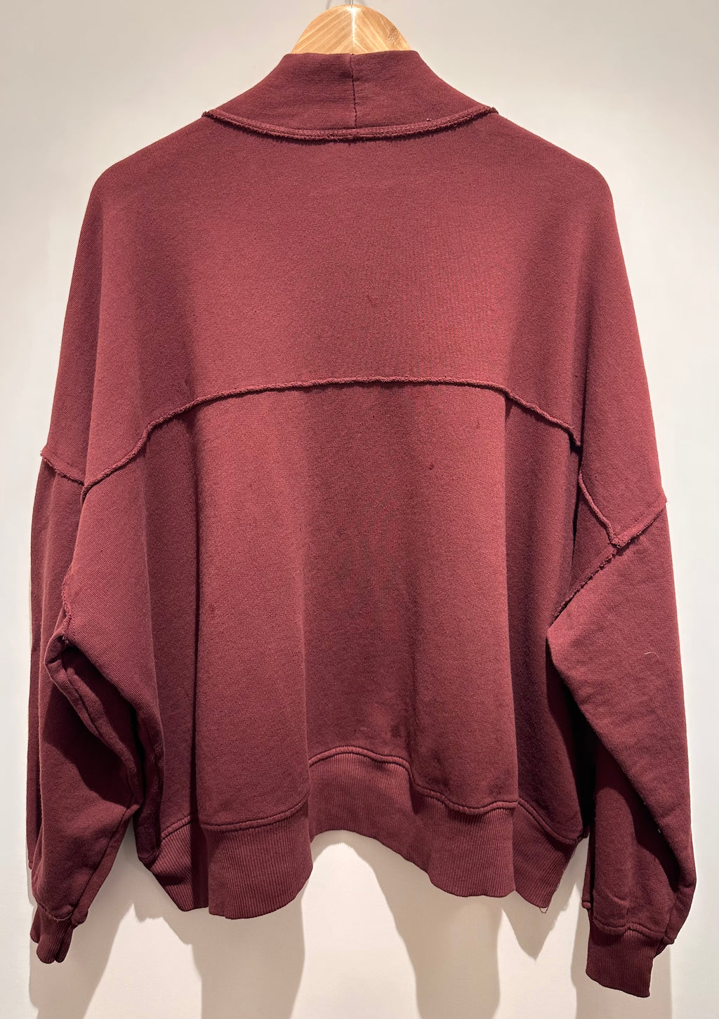 Gilet OVERSIZE Bordeaux