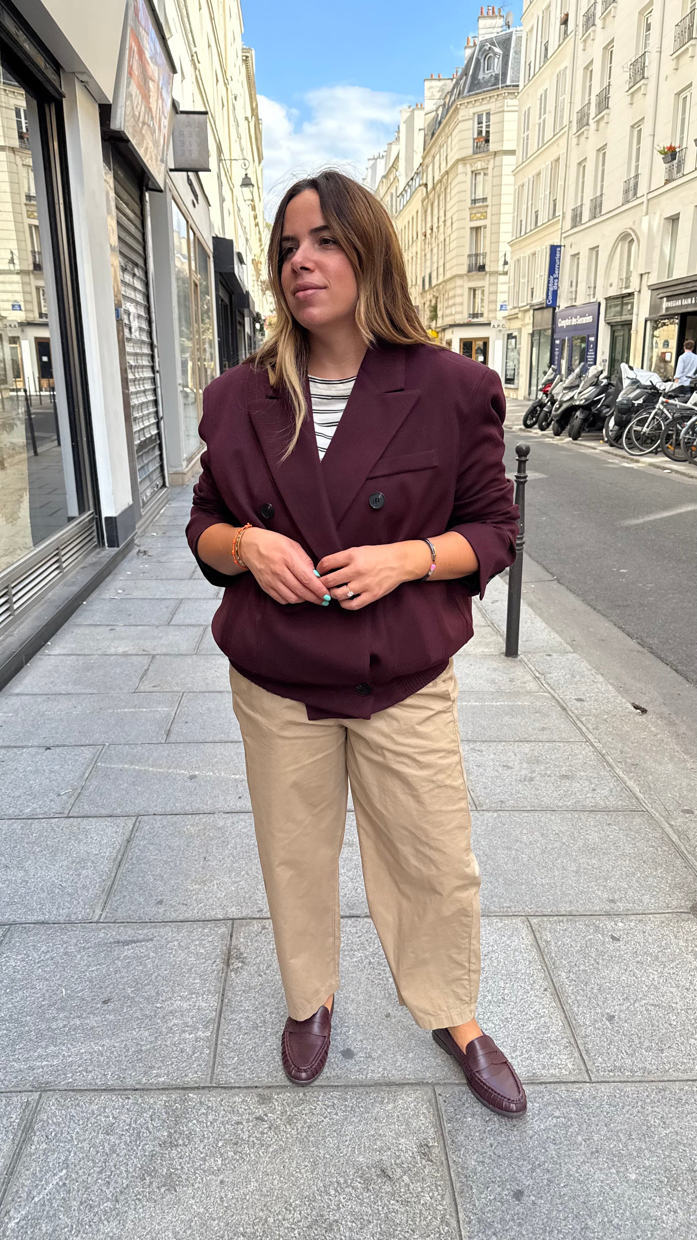 Veste SOFIA Bordeaux