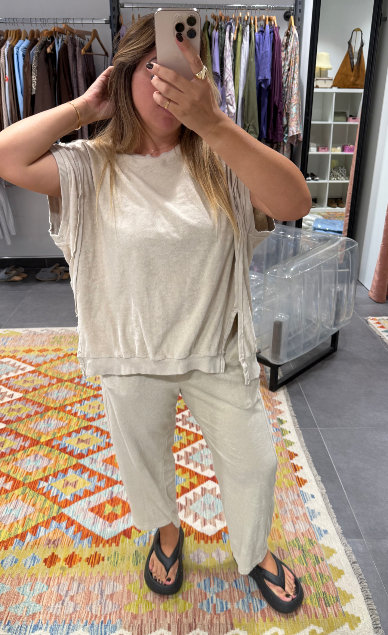 Tshirt EPONGE Creme