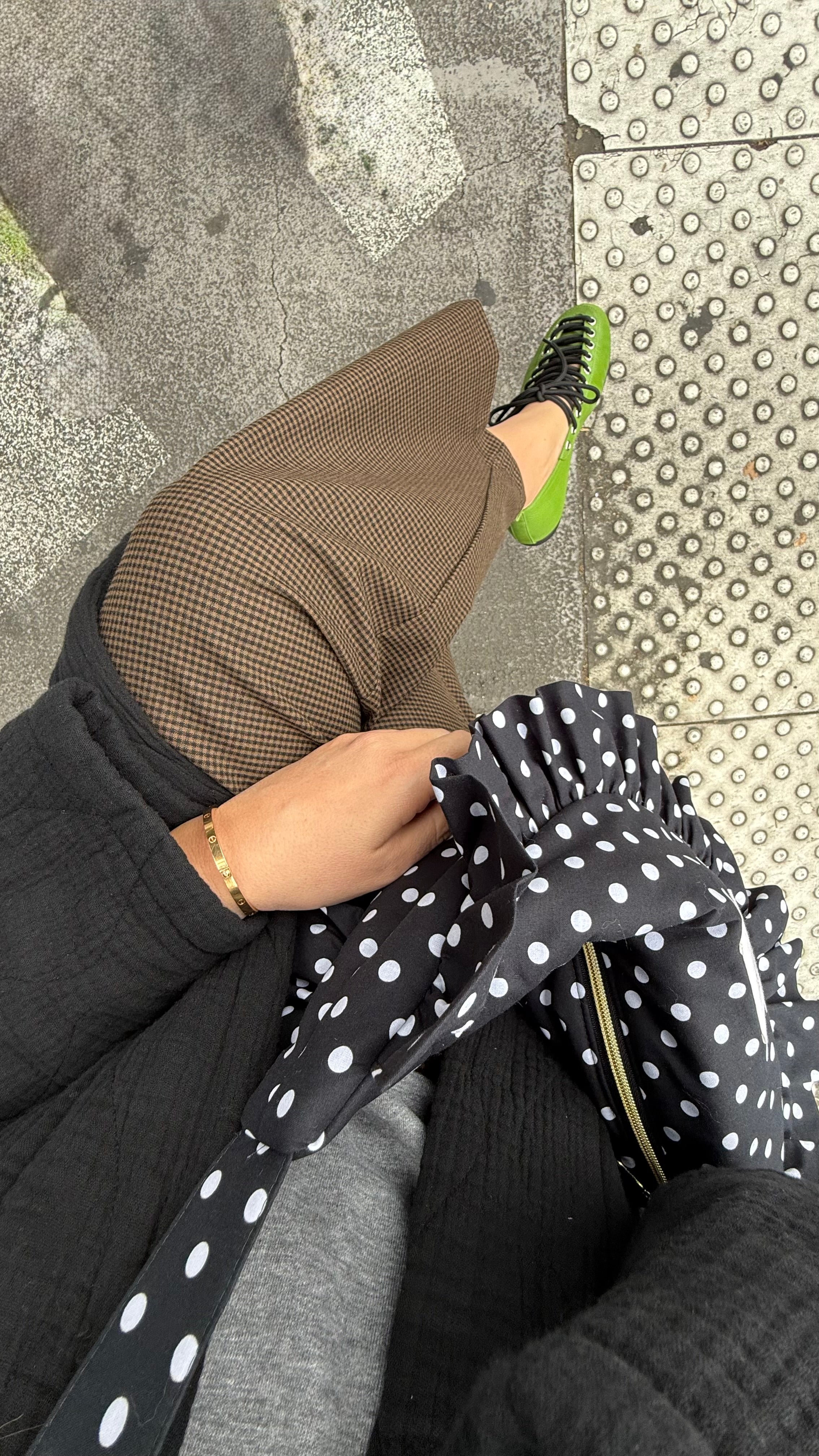 Pantalon JIP Carreaux Marron