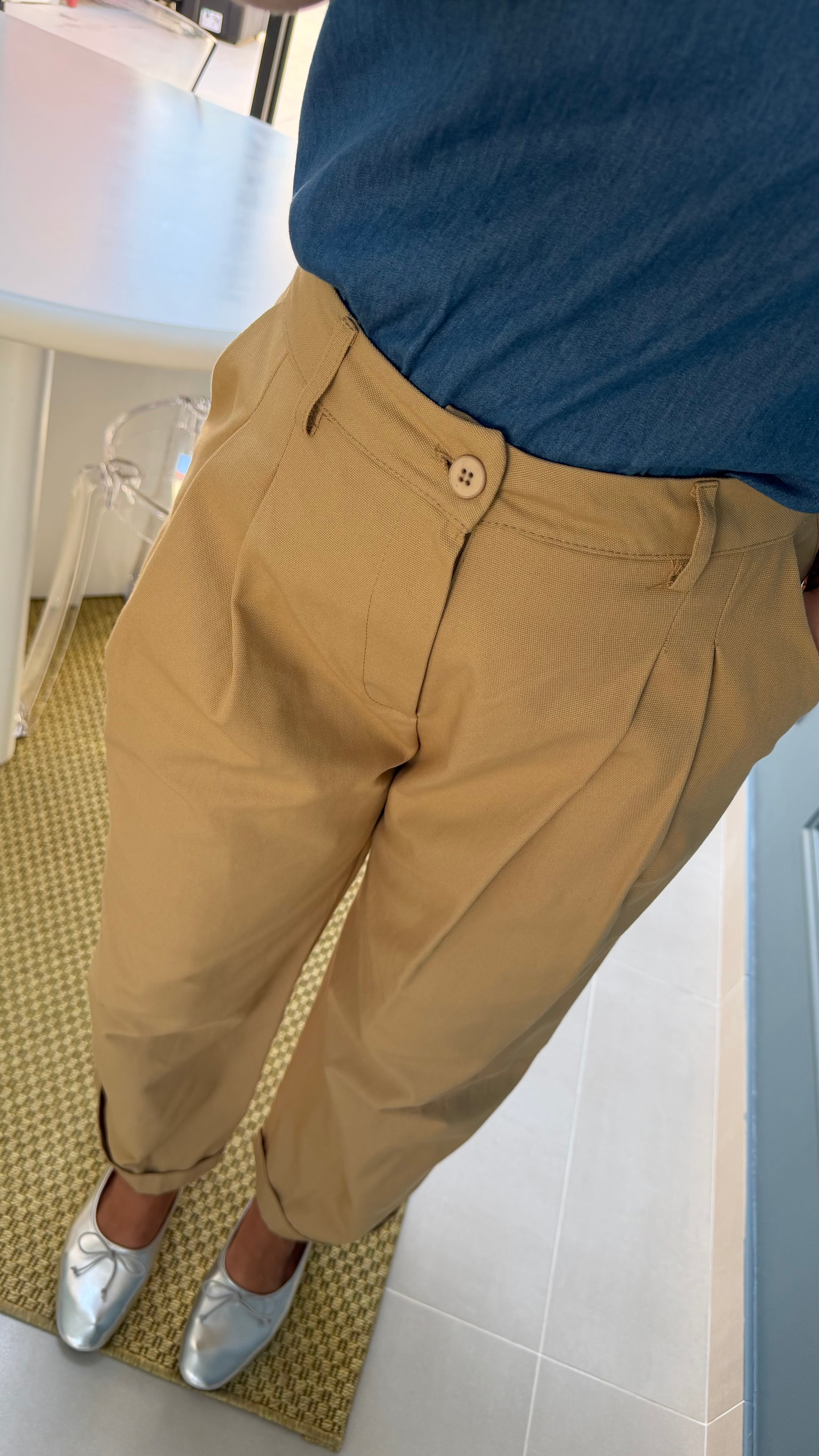 Pantalon FRANK Camel