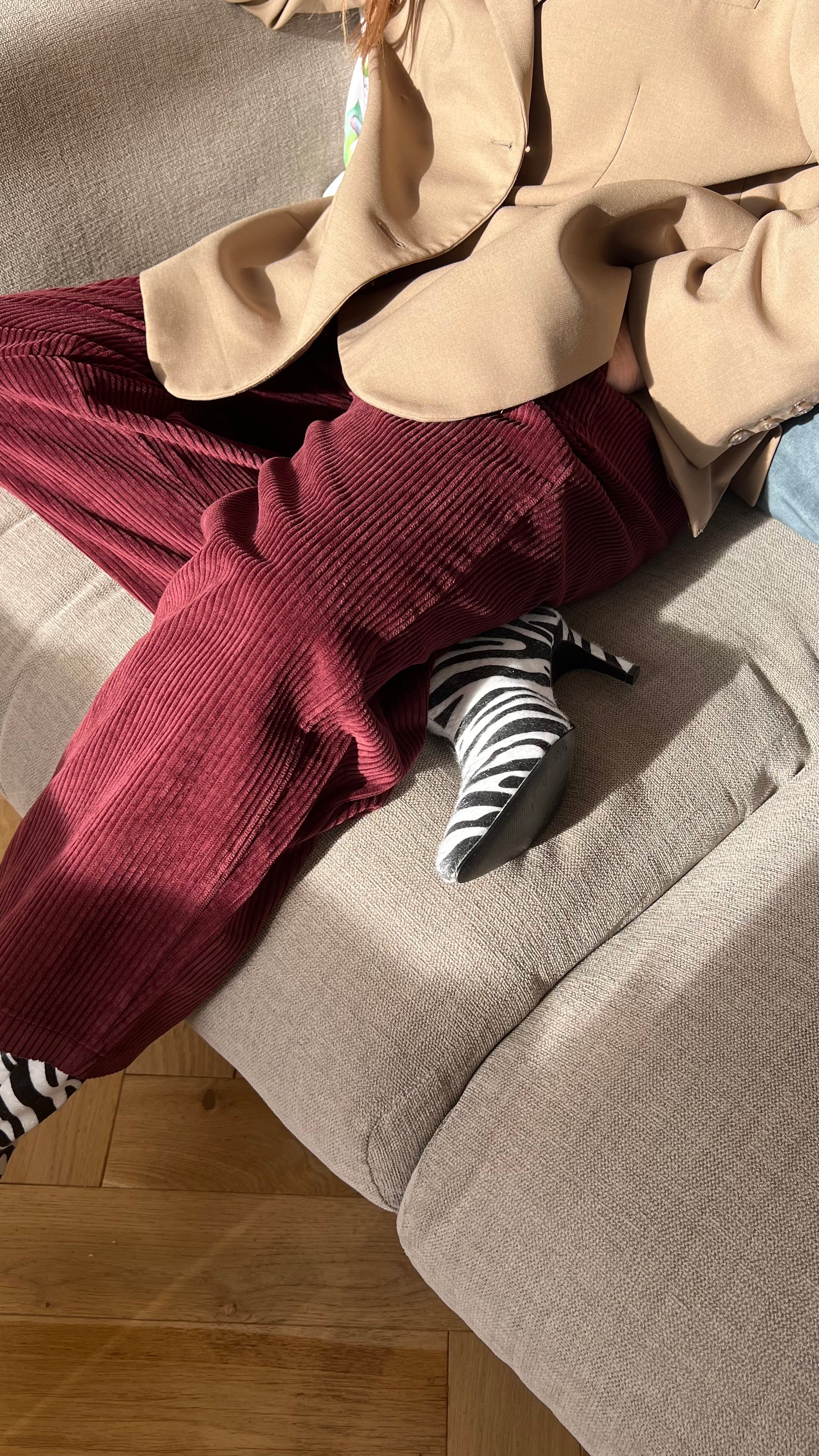 Pantalon JIP COTELÉ Bordeaux