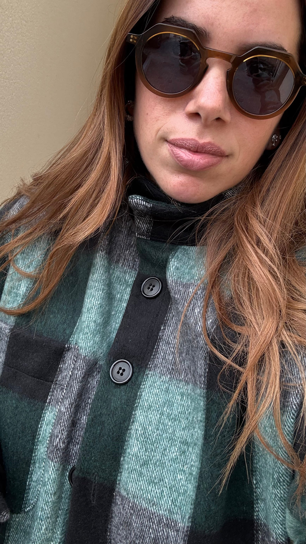 Surchemise THREE  Carreaux Vert