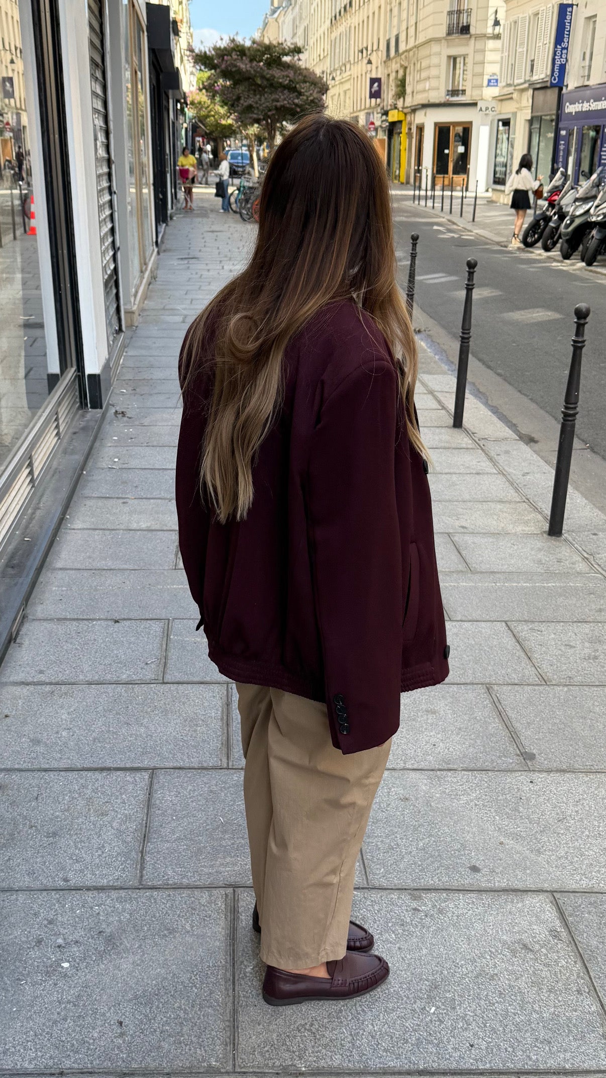 Veste SOFIA Bordeaux