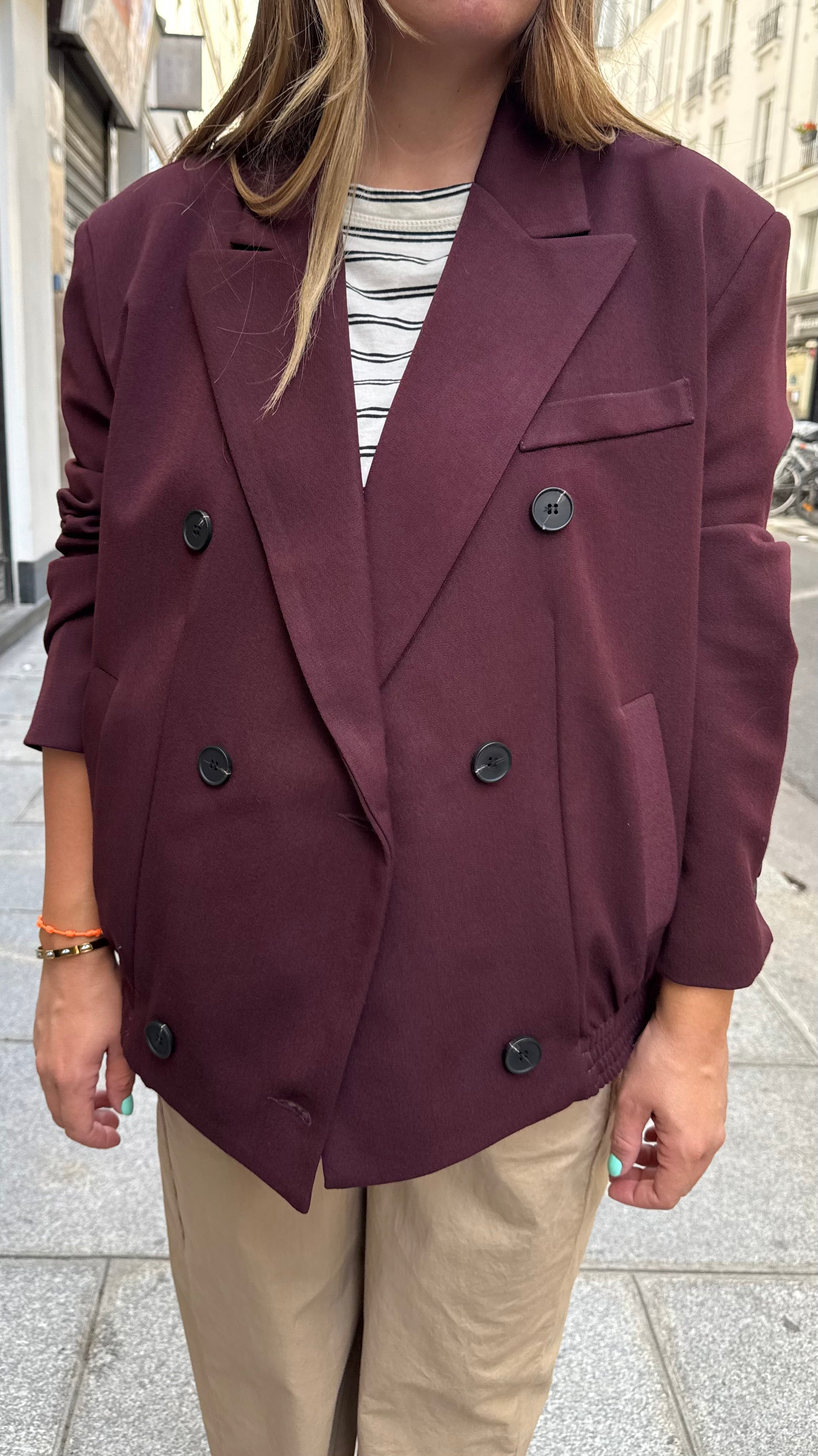Veste SOFIA Bordeaux