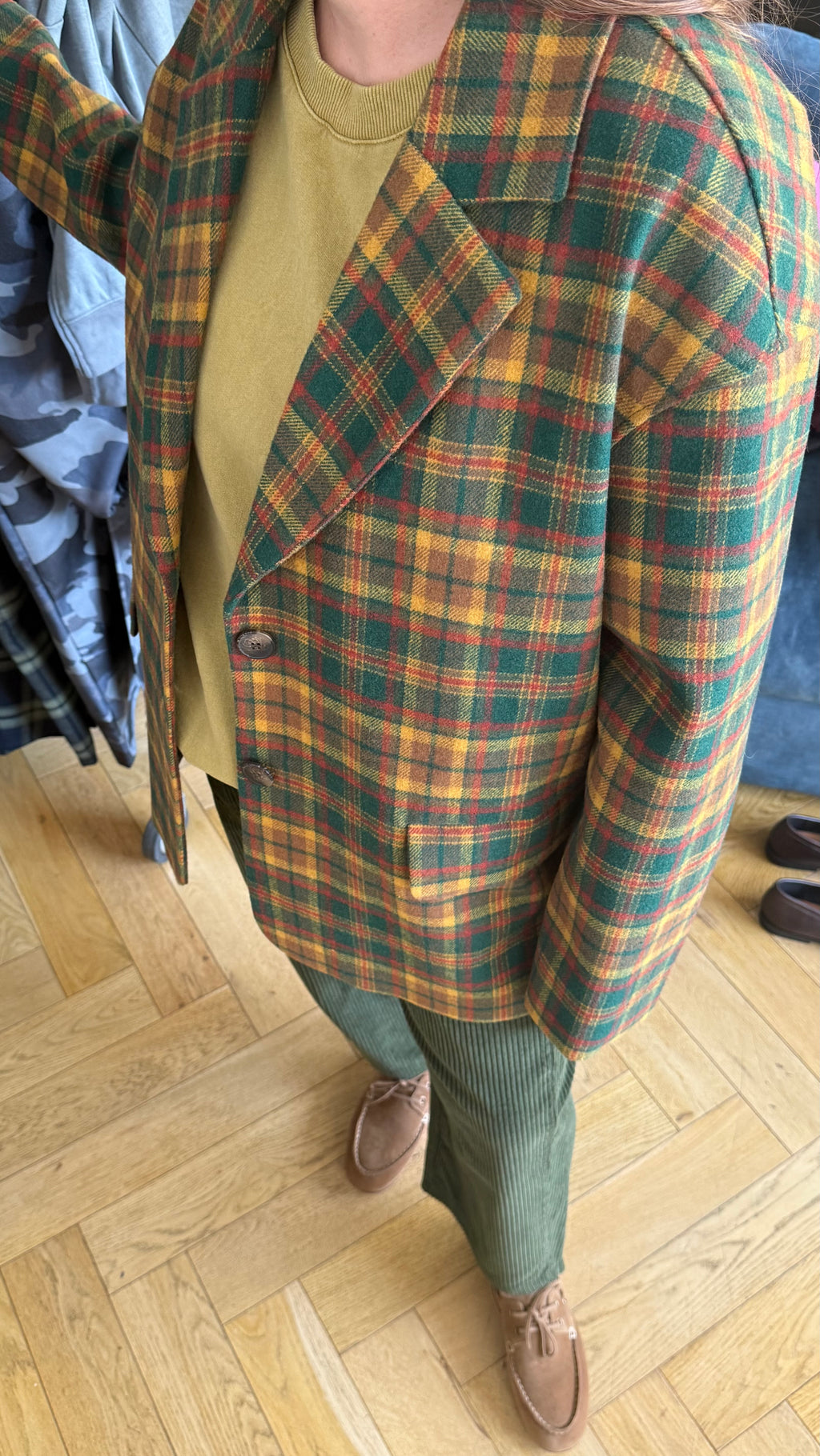 Pantalon JIP VELOUR Kaki