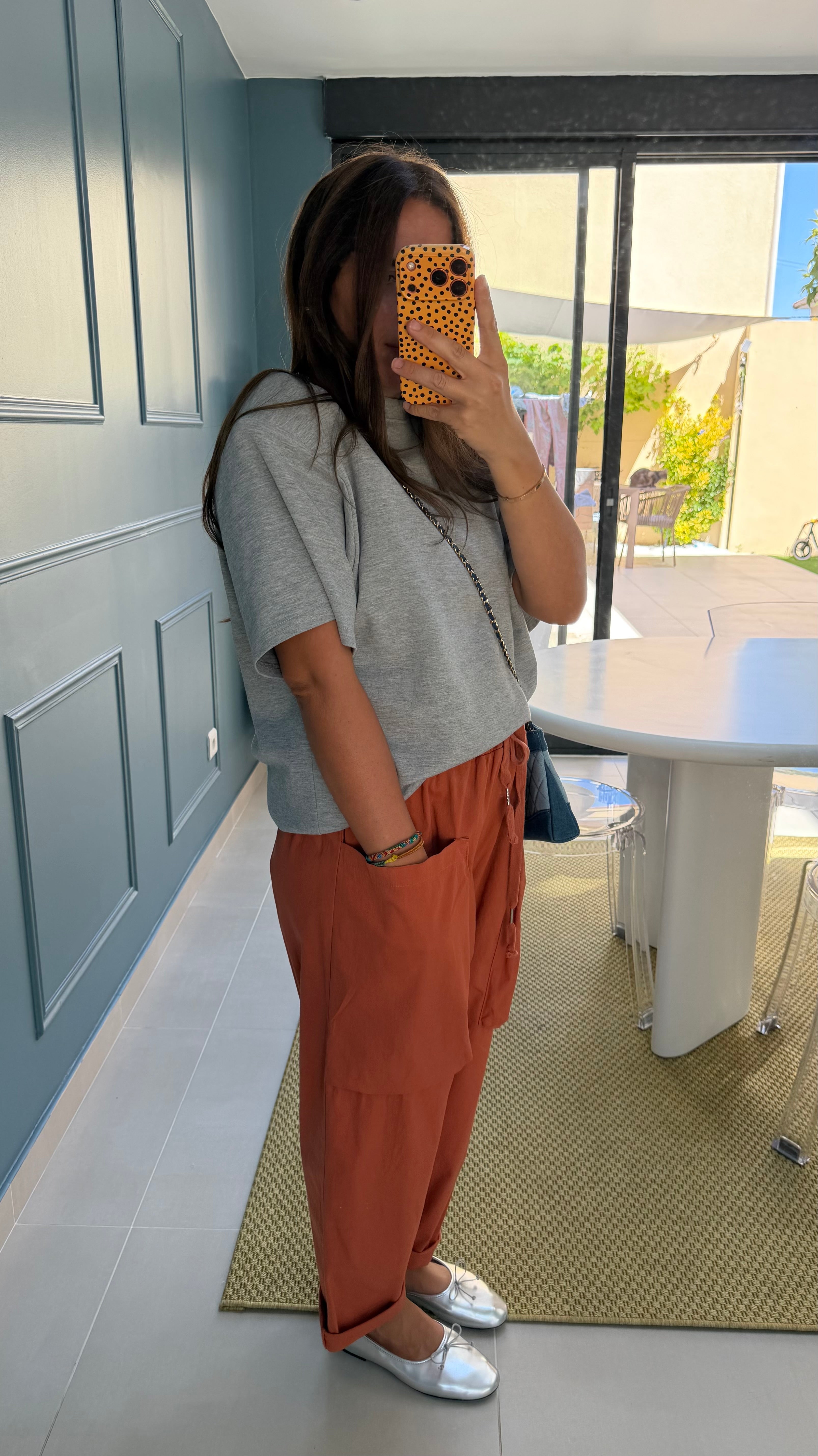 Pantalon CARGO POPELINE
