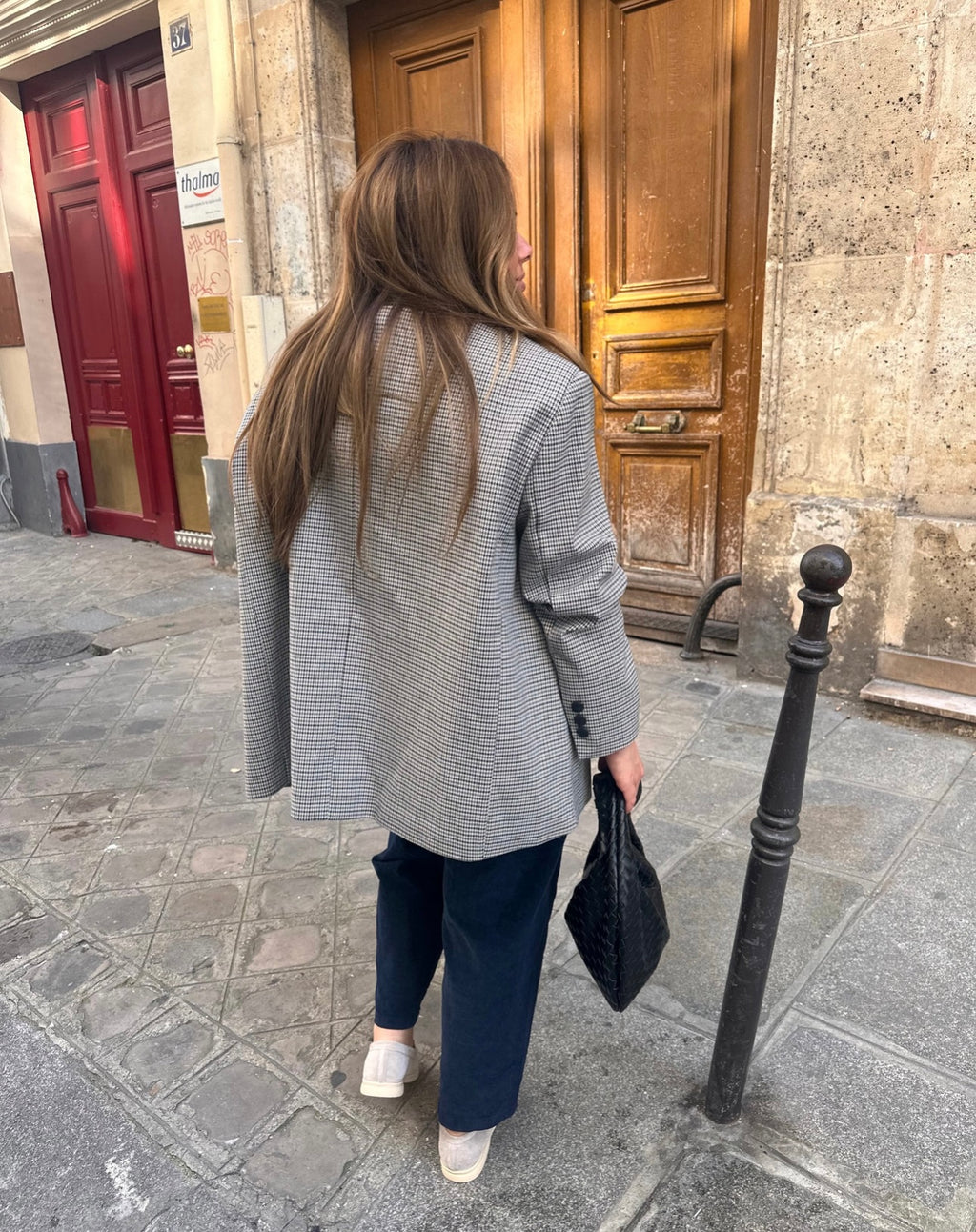 Pantalon JIP VELOUR Bleu Marine