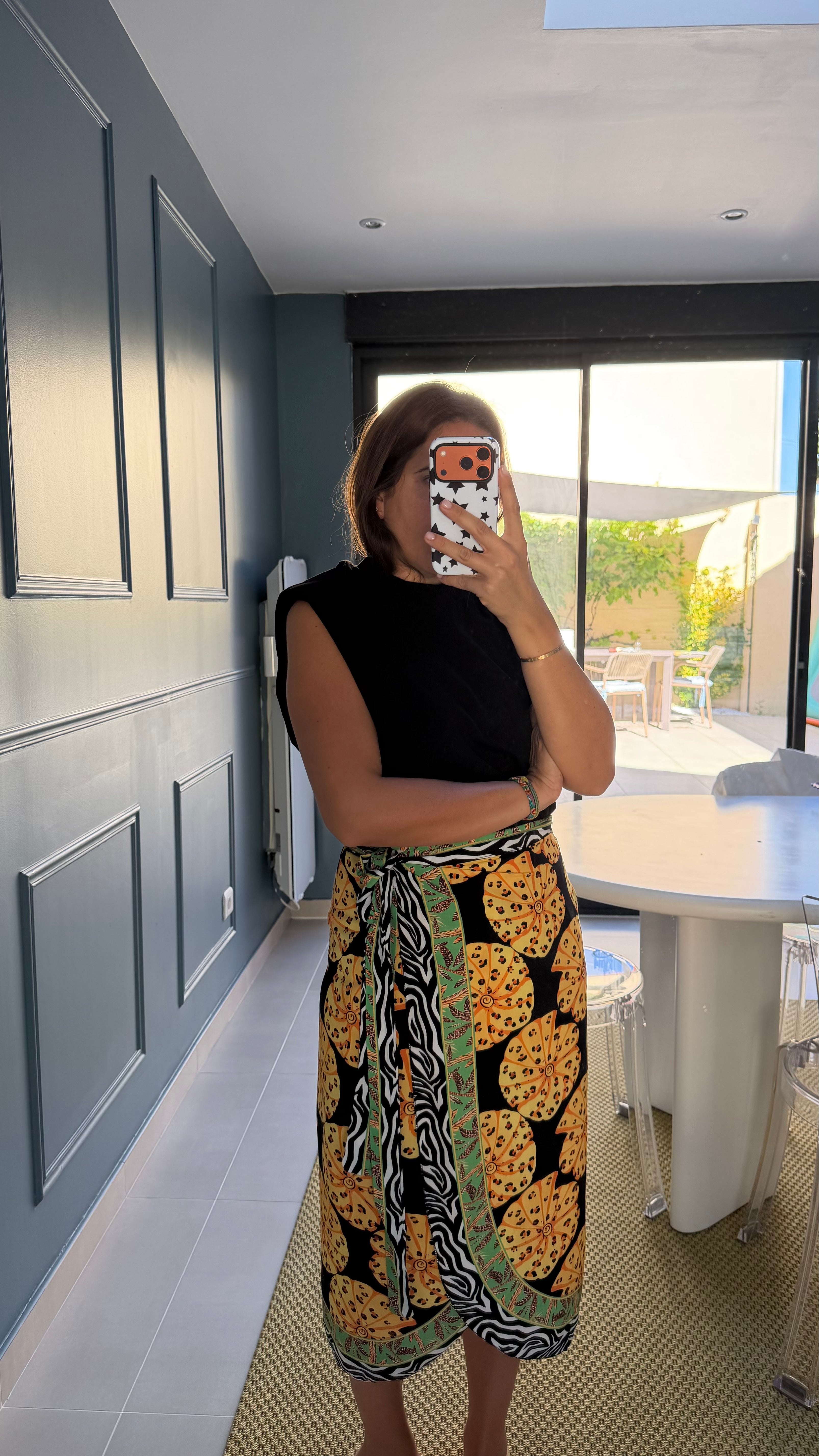 Jupe NOUÉE Jaune
