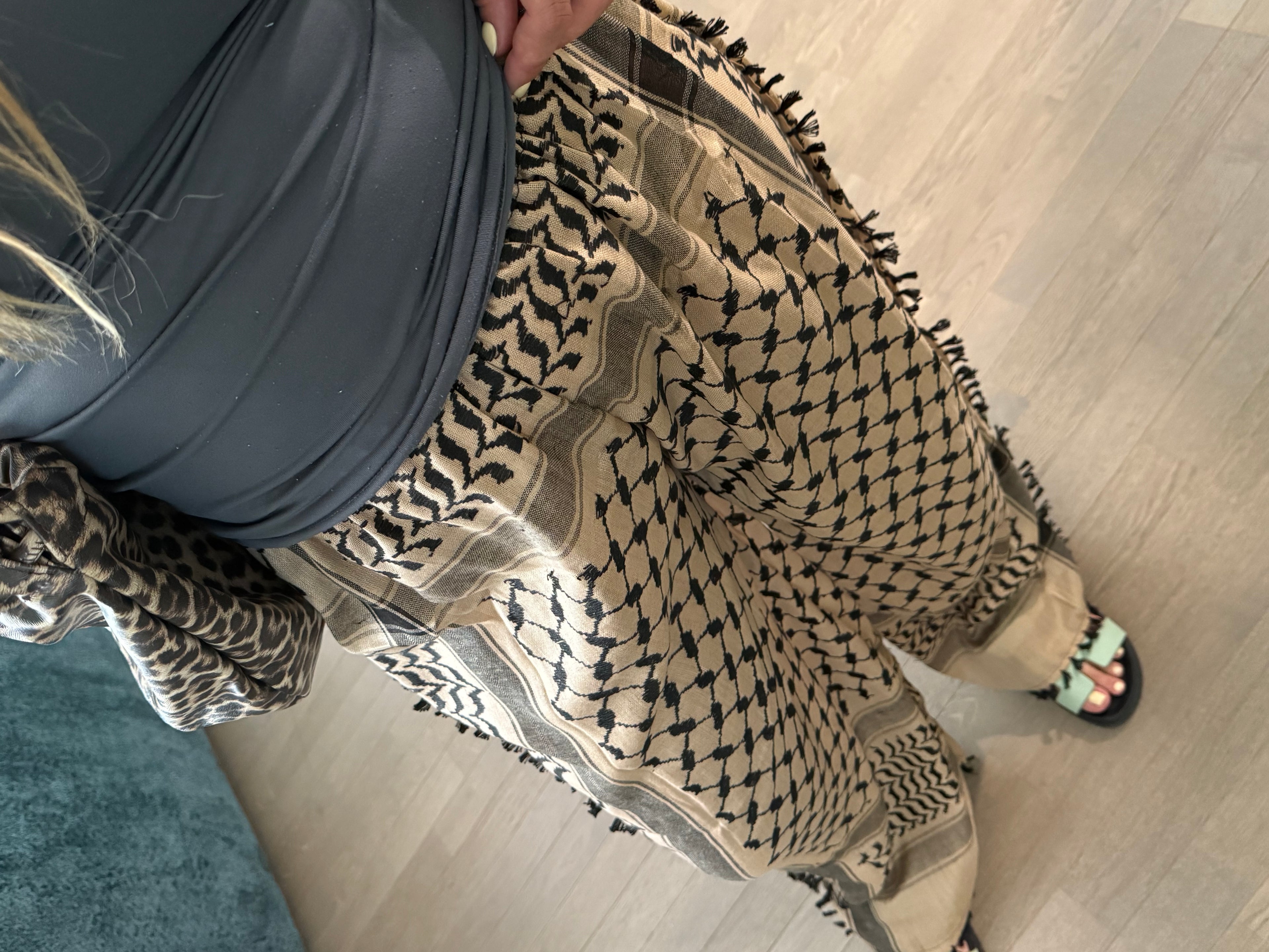 Limited Édition PANTALON KEFFIEH Saumon