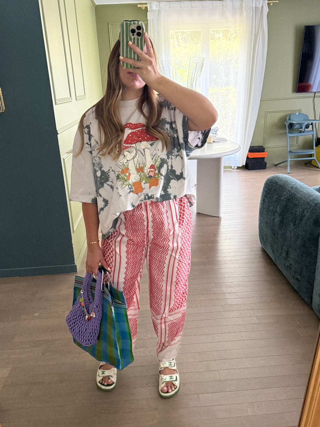 Limited Édition PANTALON KEFFIEH Rouge