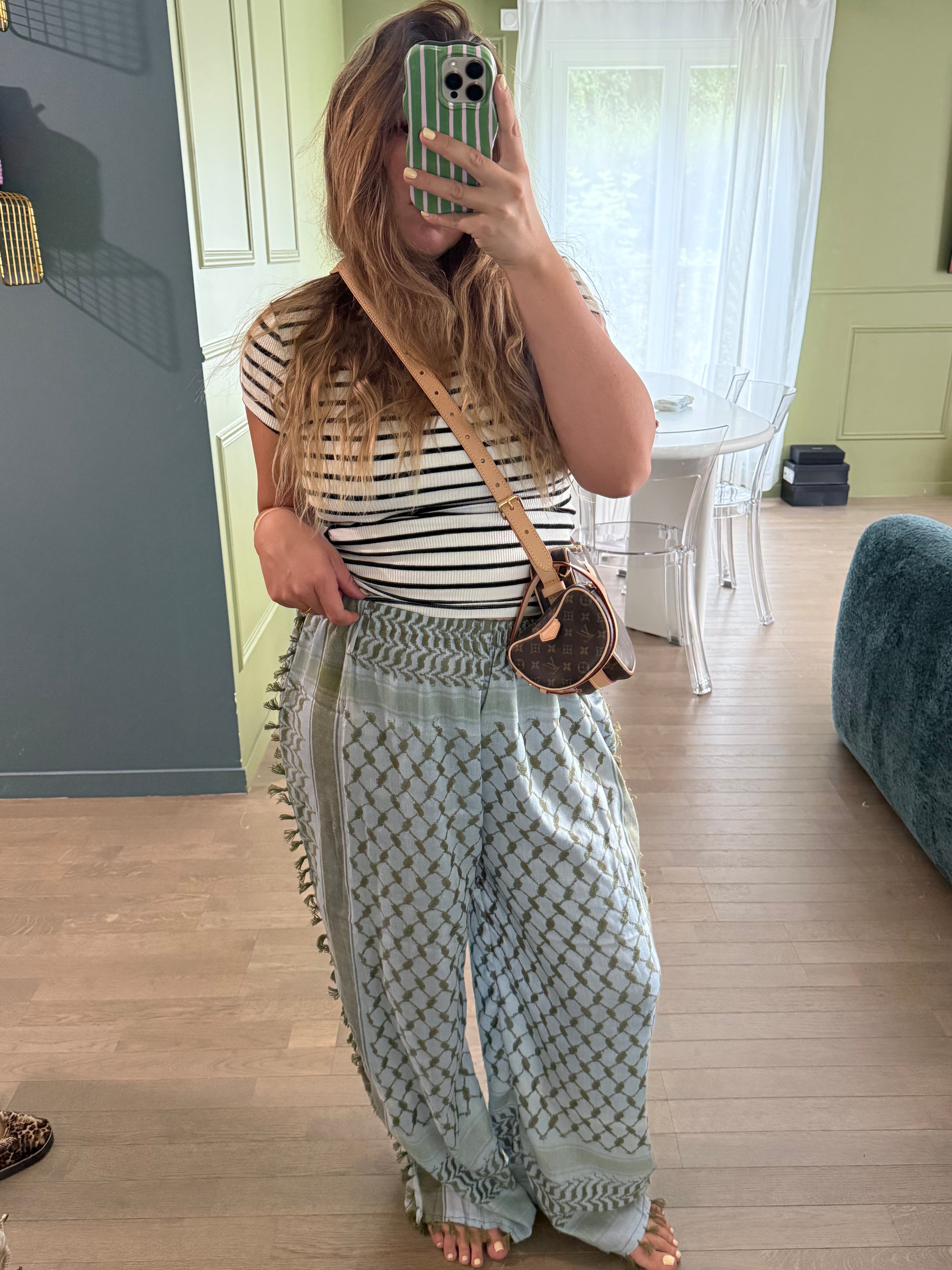 Limited Édition PANTALON KEFFIEH Kaki