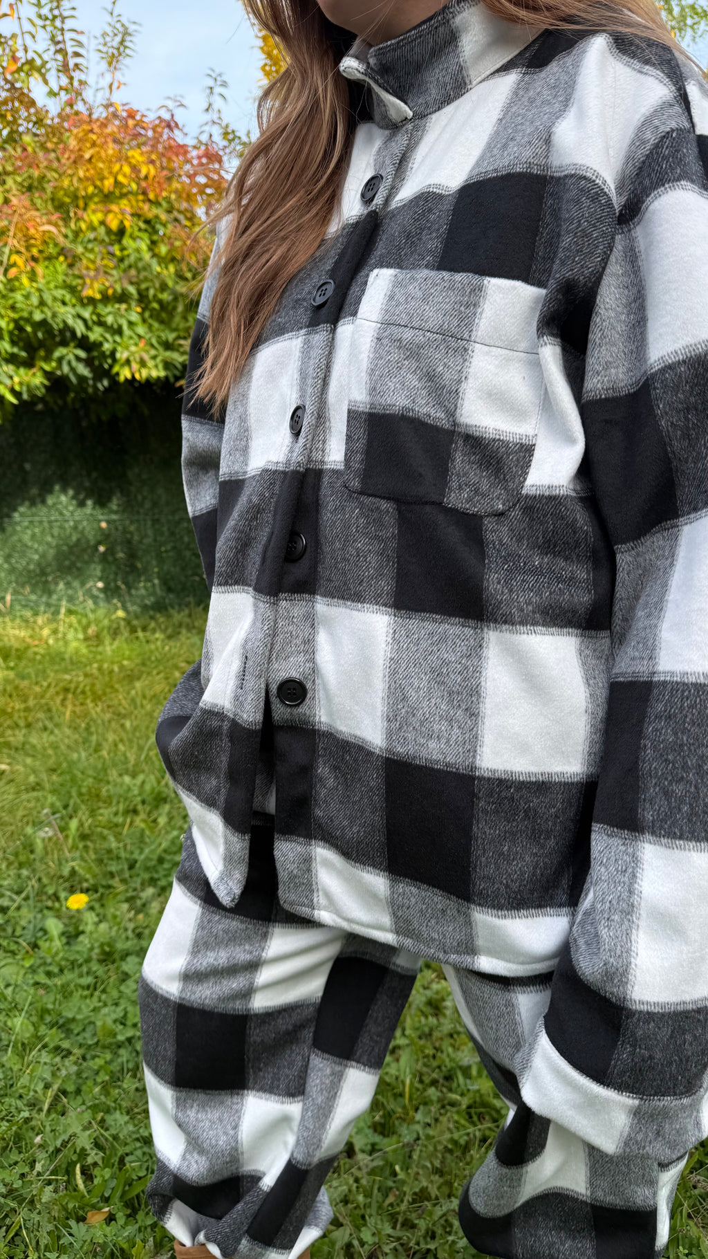 Surchemise THREE  Carreaux Noir