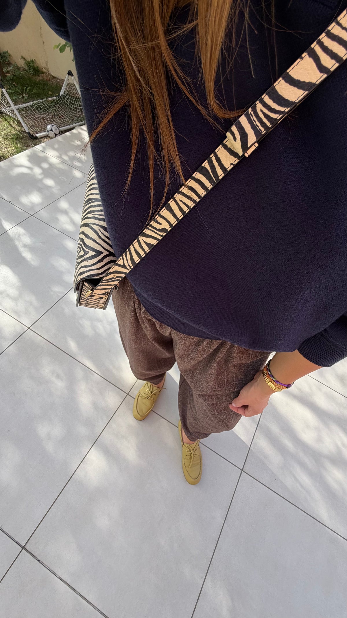 Pantalon LARGE Marron