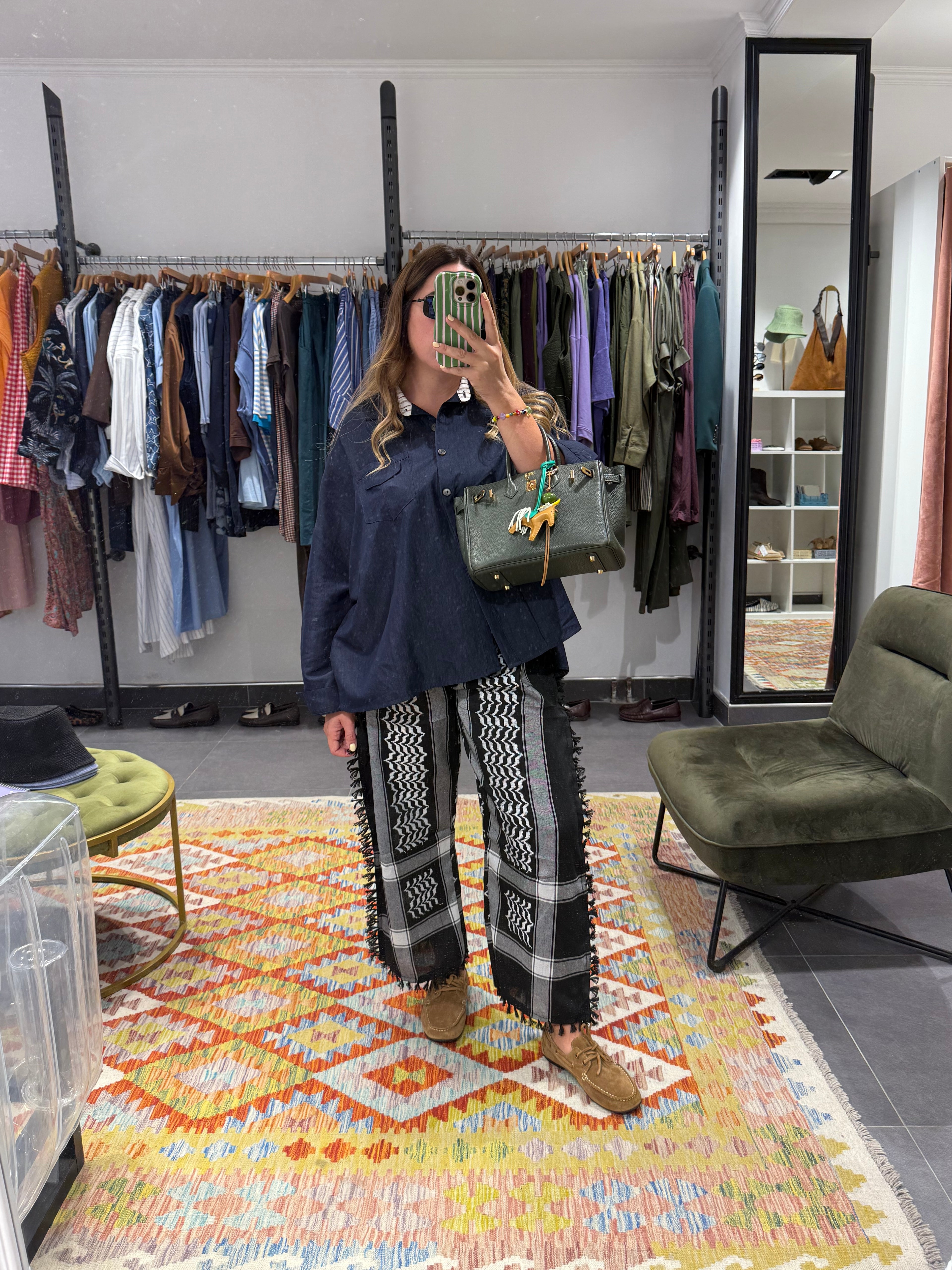 Limited Édition PANTALON KEFFIEH Noir