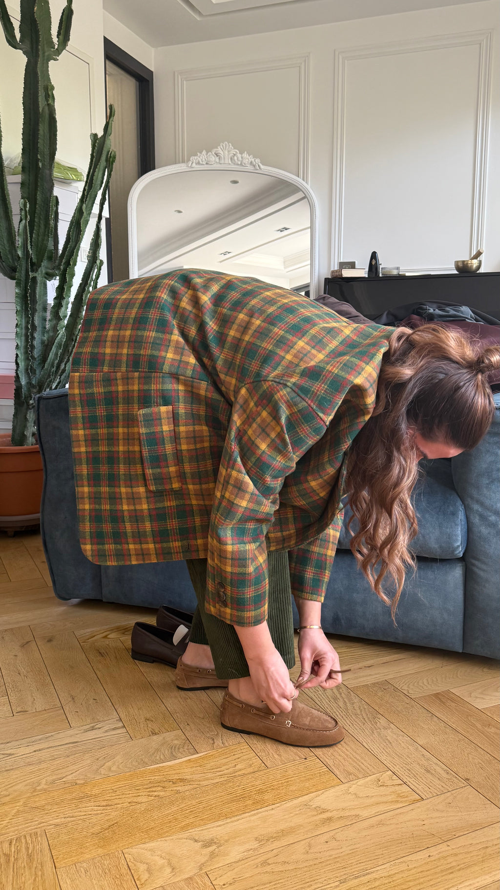 Pantalon JIP VELOUR Kaki