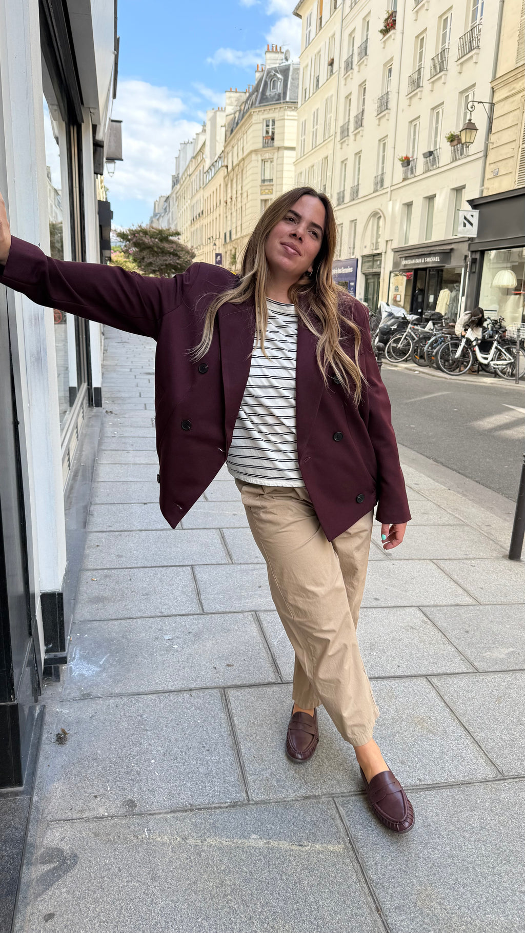 Veste SOFIA Bordeaux