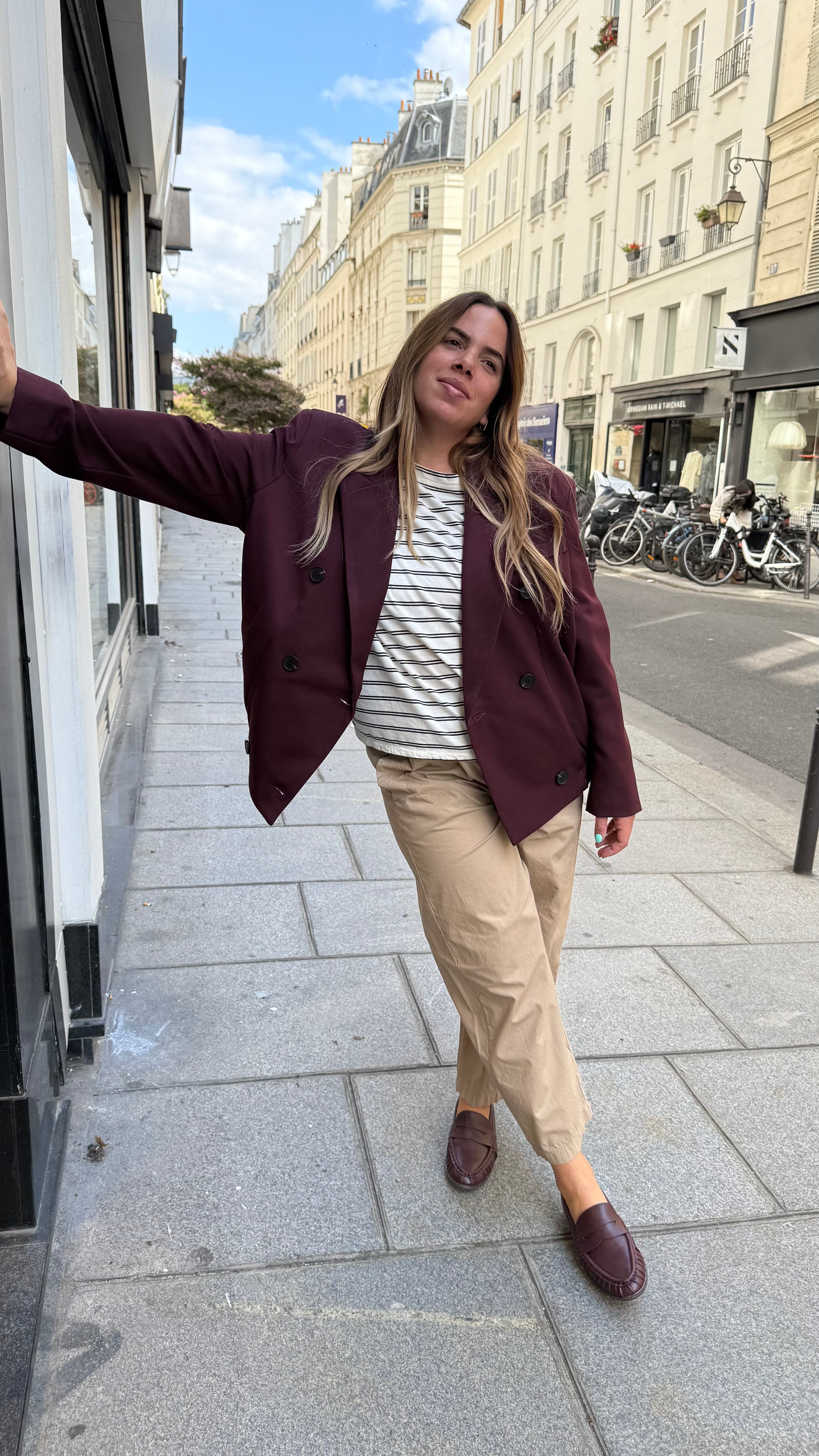 Veste SOFIA Bordeaux