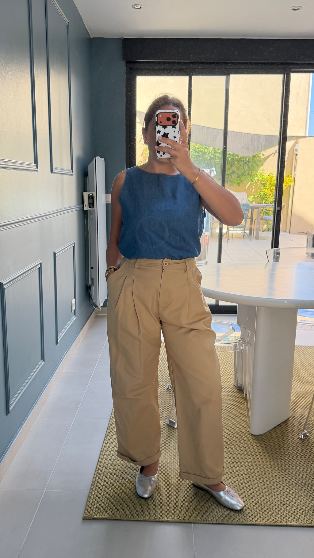 Pantalon FRANK Camel