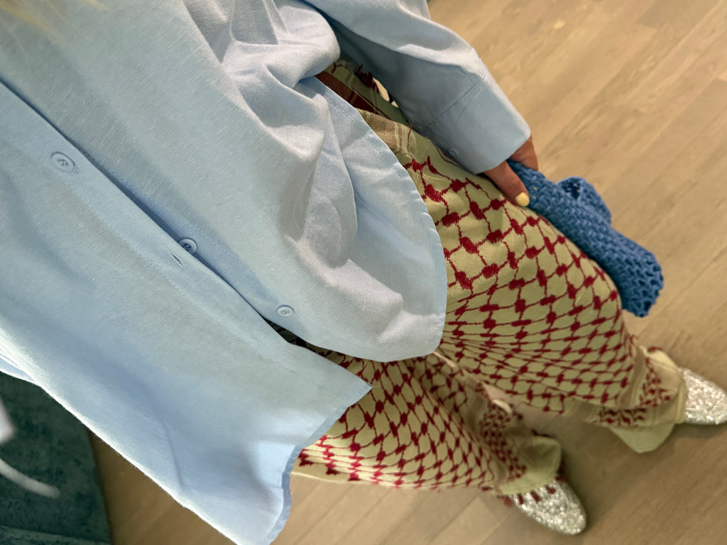 Limited Édition PANTALON KEFFIEH Bordeaux
