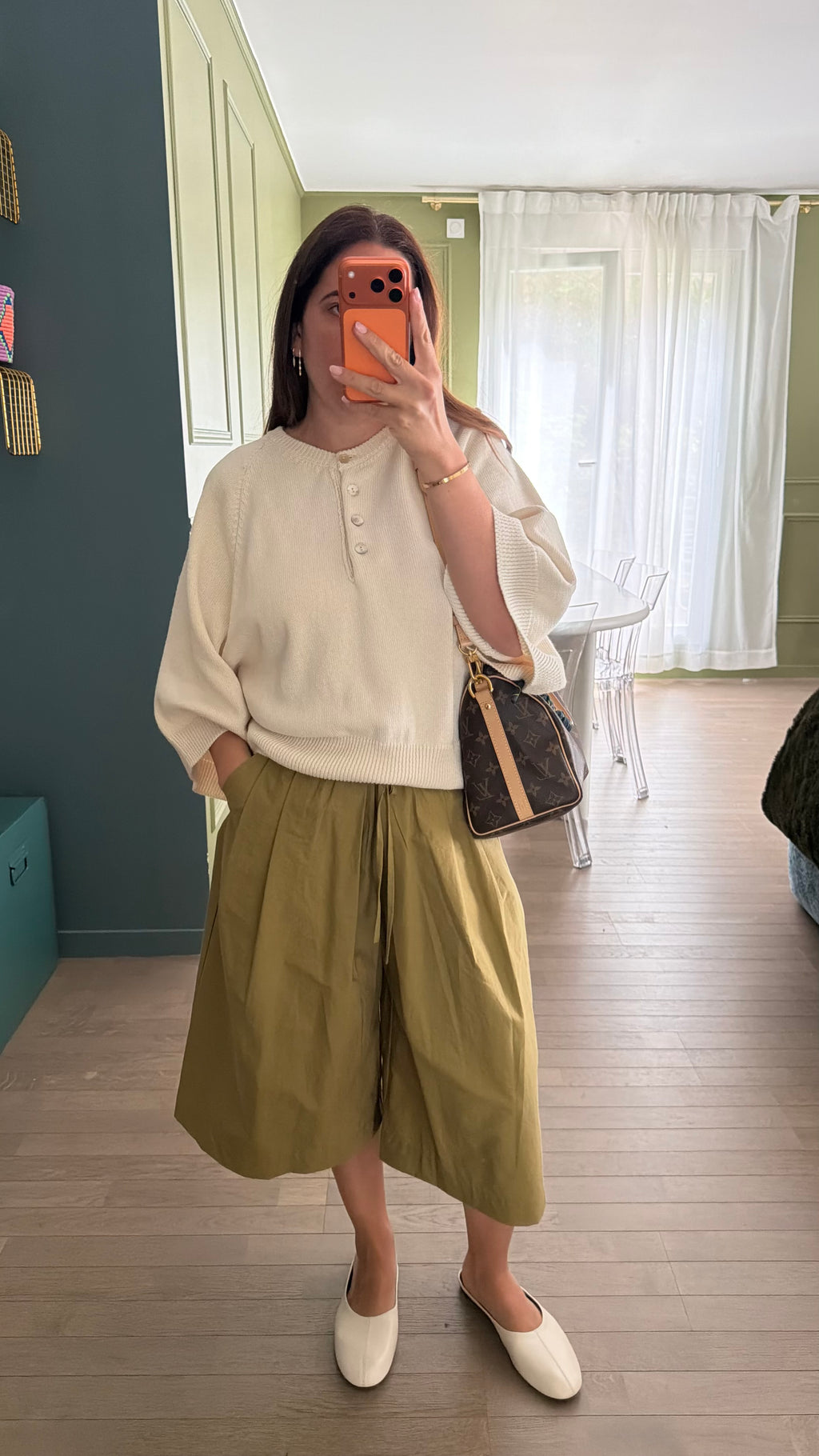 Bermudas à pinces
