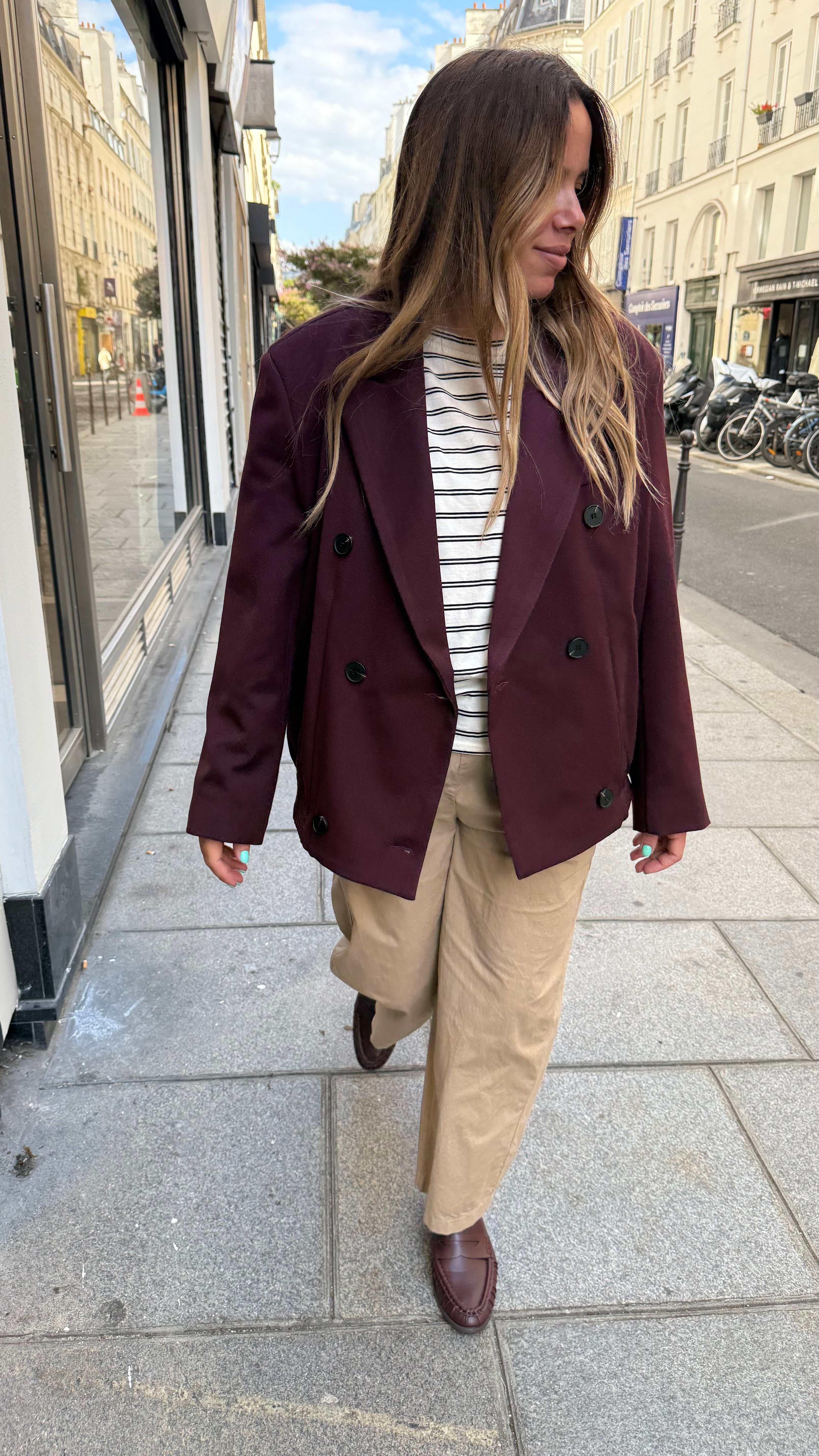 Veste SOFIA Bordeaux
