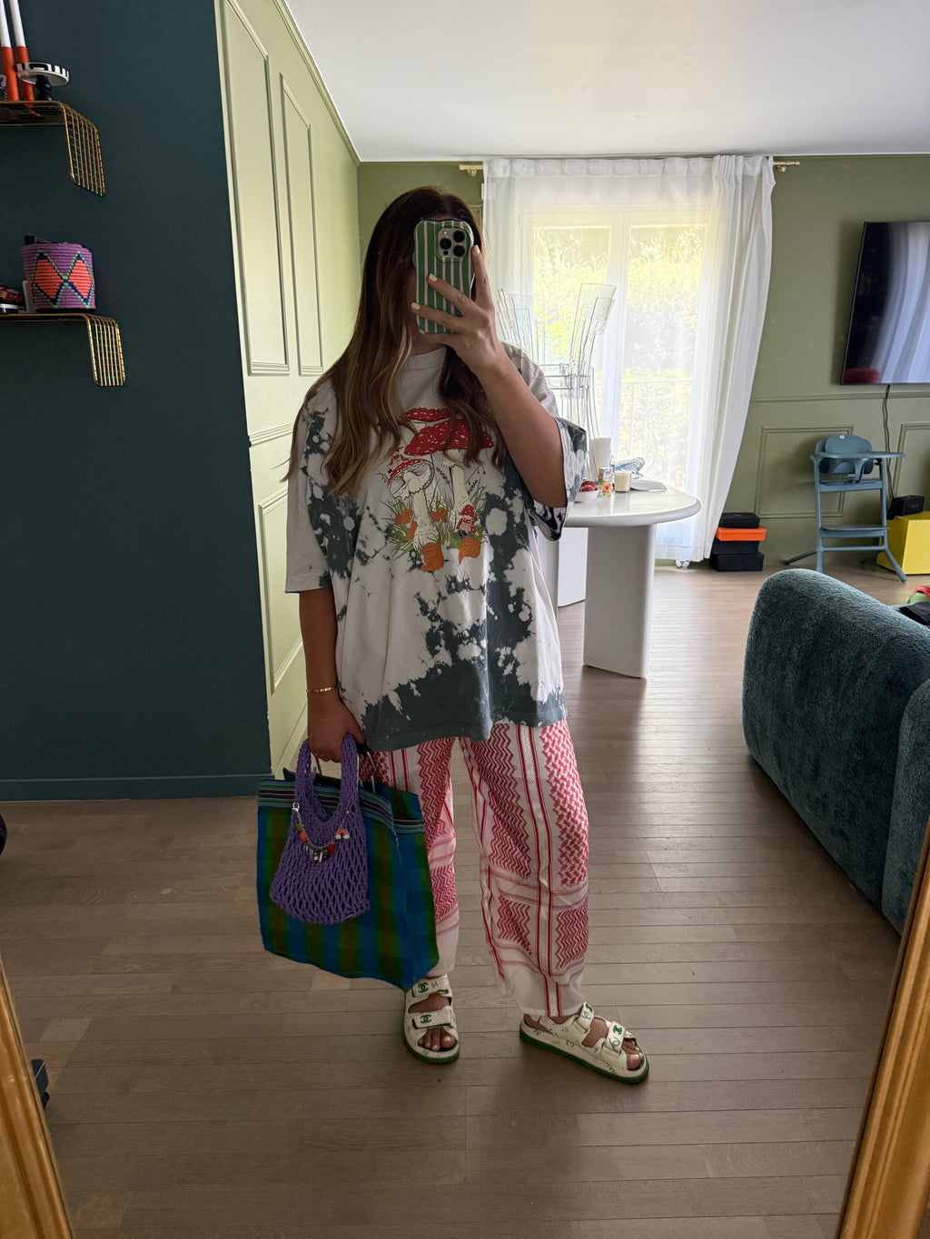 Limited Édition PANTALON KEFFIEH Rouge