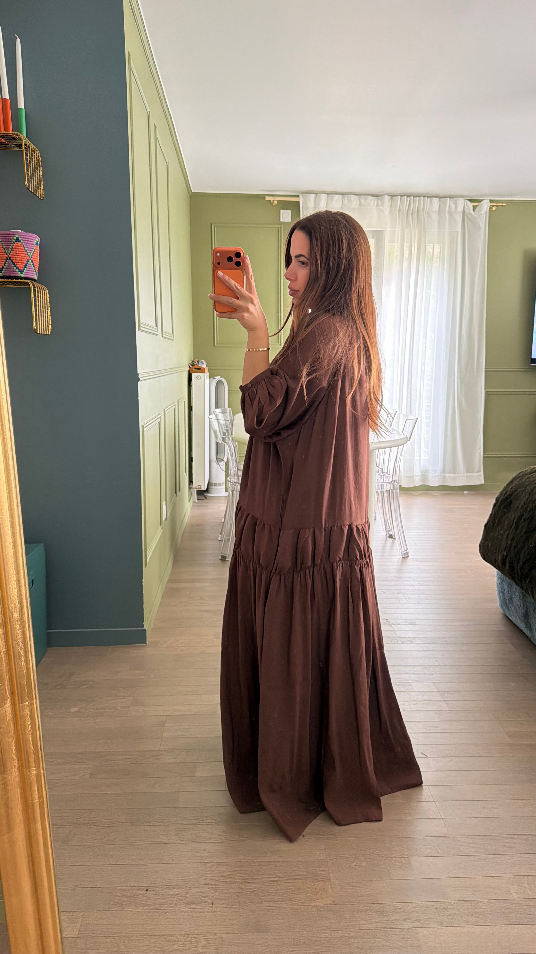 Robe longue fluide