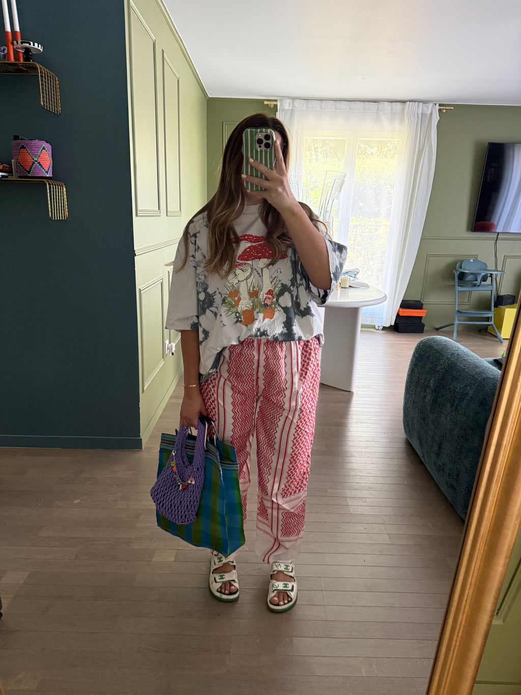 Limited Édition PANTALON KEFFIEH Rouge