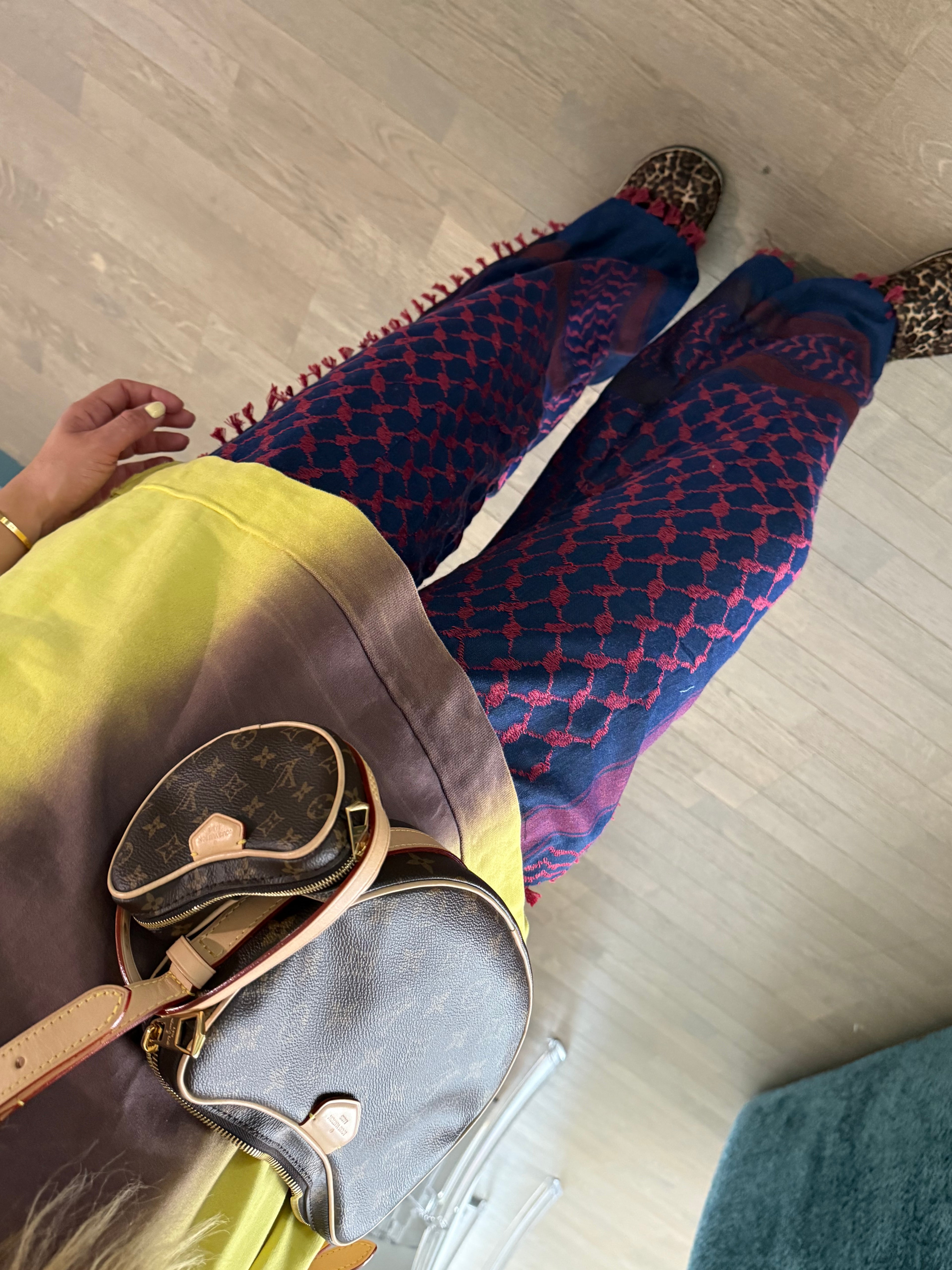 Limited Édition PANTALON KEFFIEH Bleu