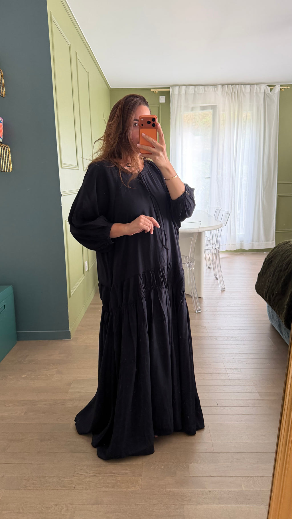 Robe longue fluide