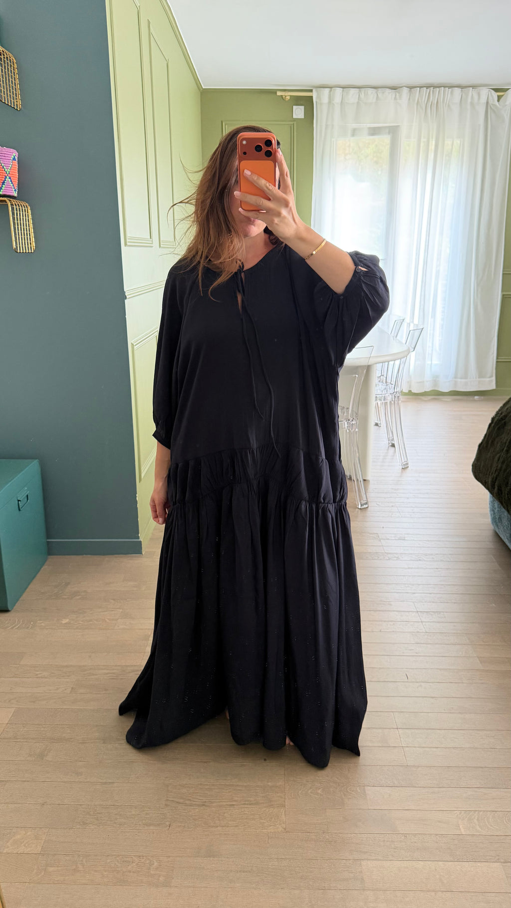 Robe longue fluide