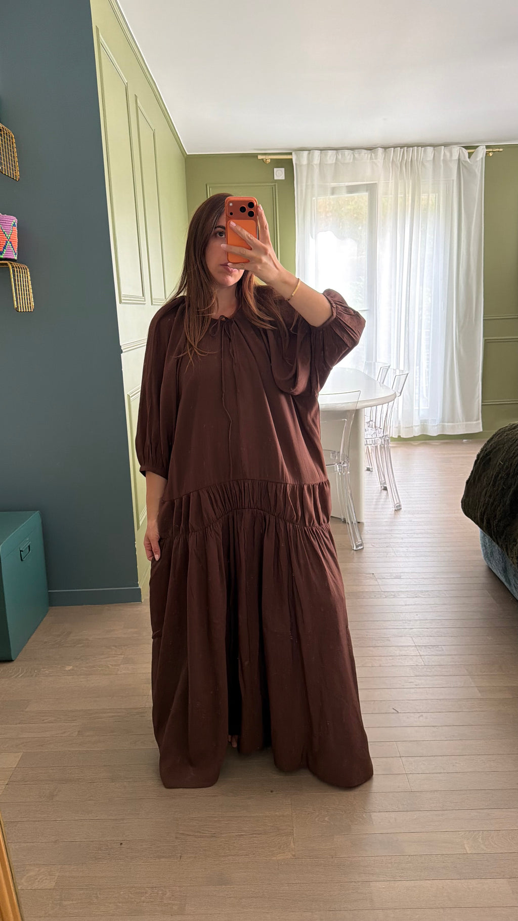Robe longue fluide