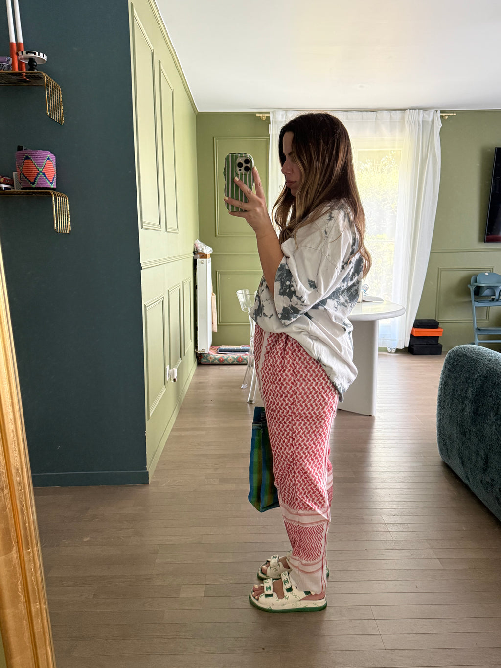 Limited Édition PANTALON KEFFIEH Rouge