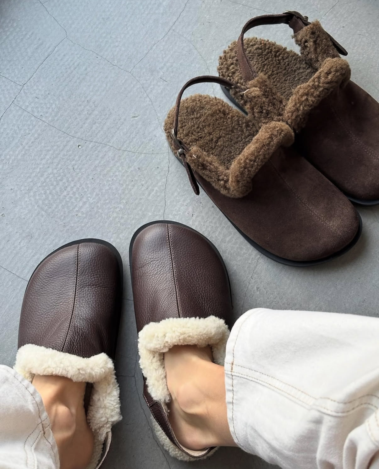 Mules ZAMKOVA Cuir Marron