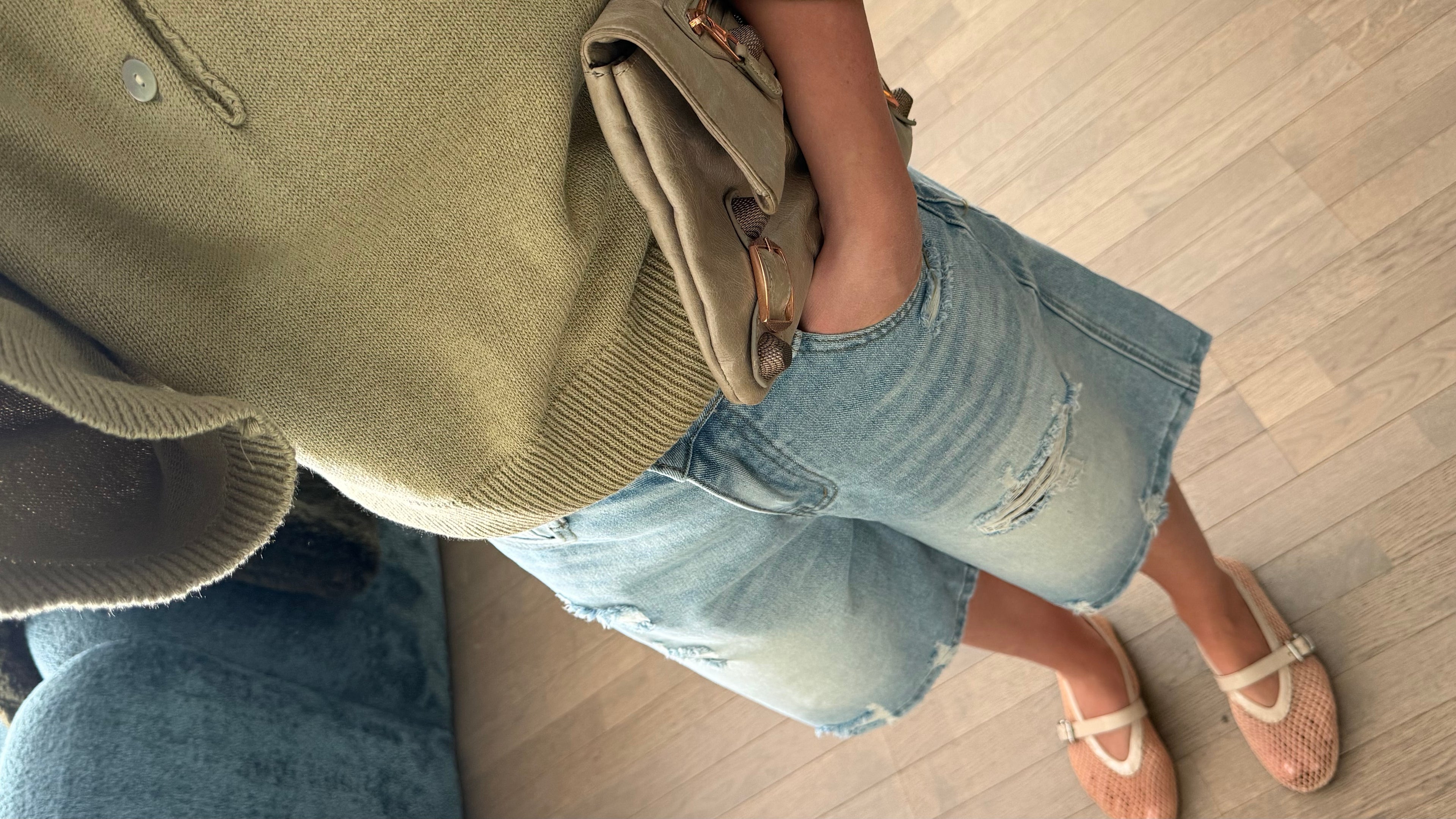 Bermuda Jean déchiré