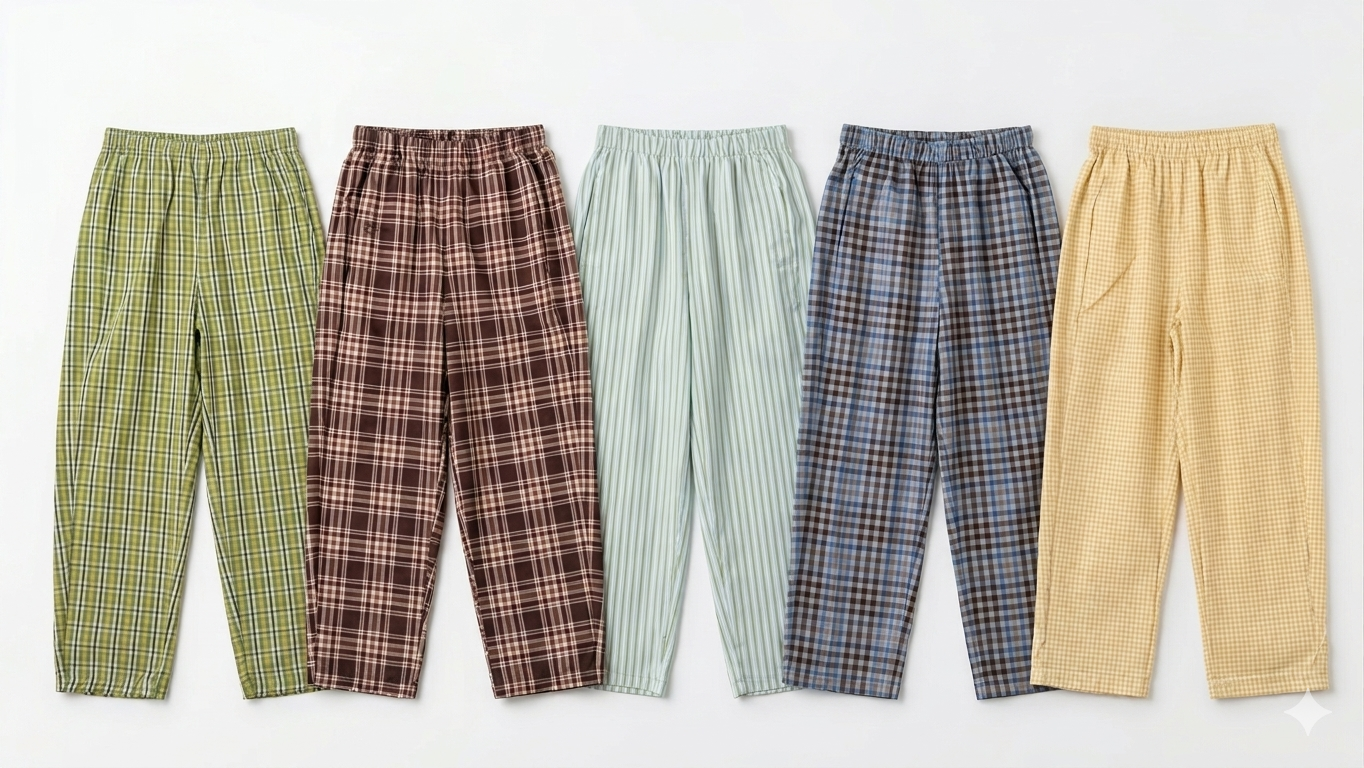Pantalons JIP à carreaux