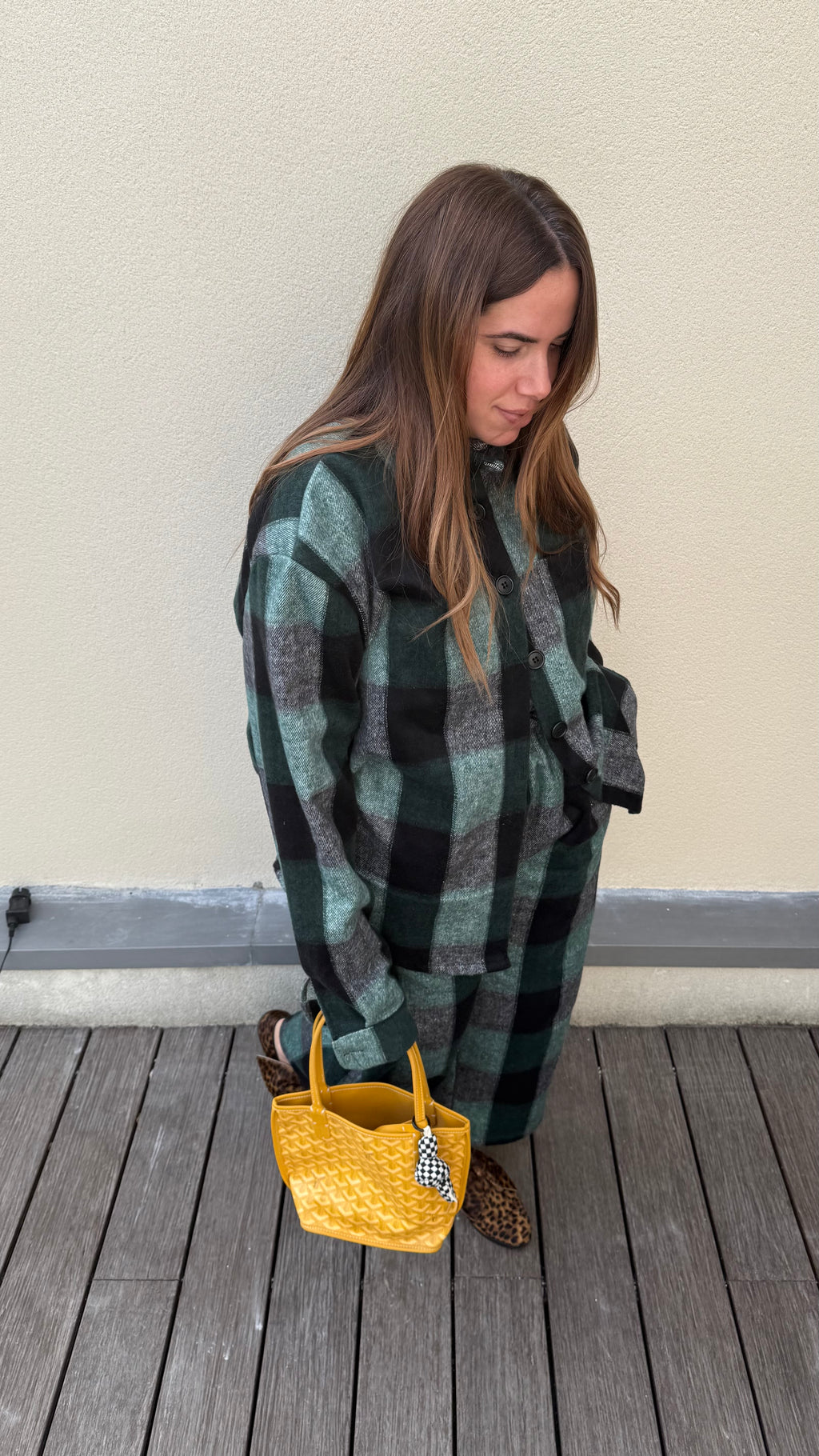 Surchemise THREE  Carreaux Vert