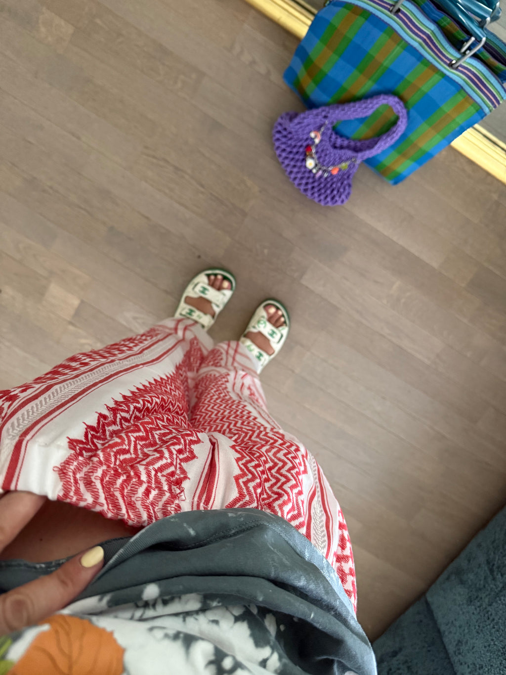 Limited Édition PANTALON KEFFIEH Rouge