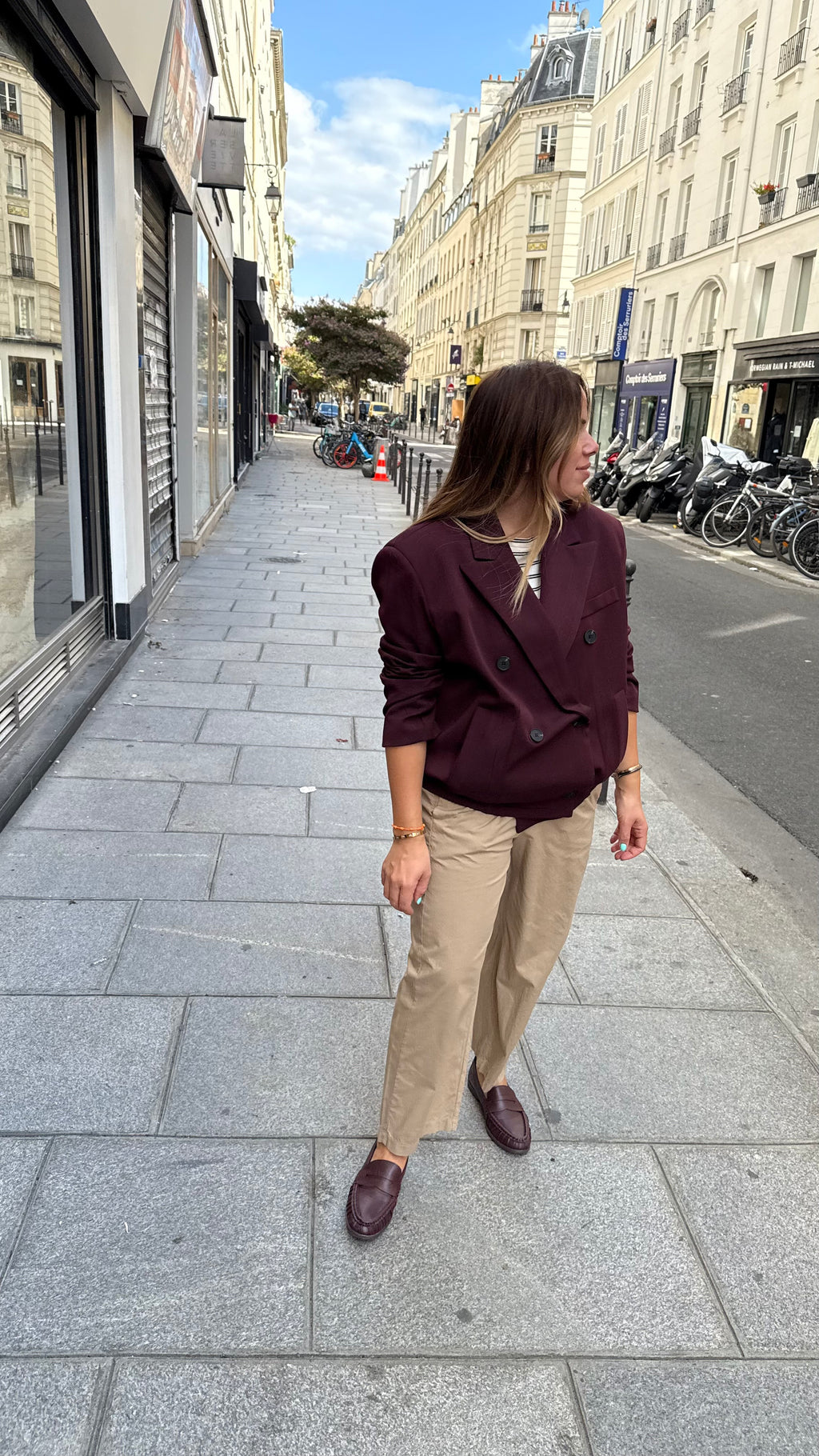 Veste SOFIA Bordeaux