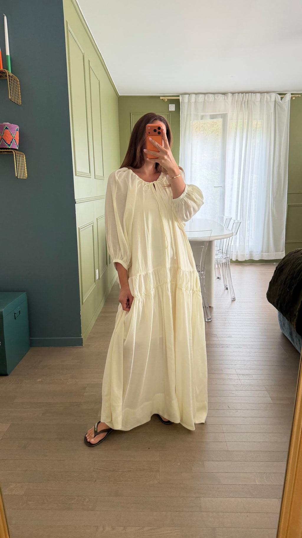 Robe longue fluide