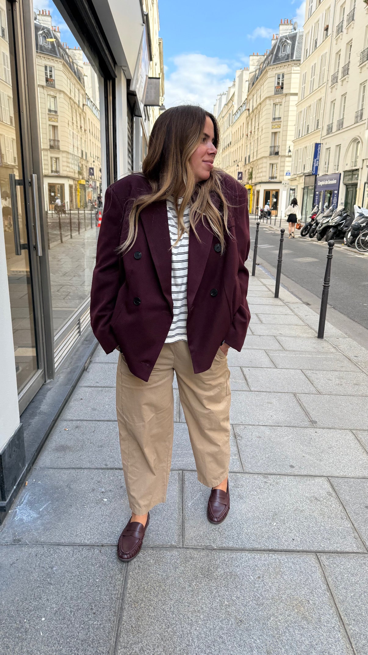 Veste SOFIA Bordeaux