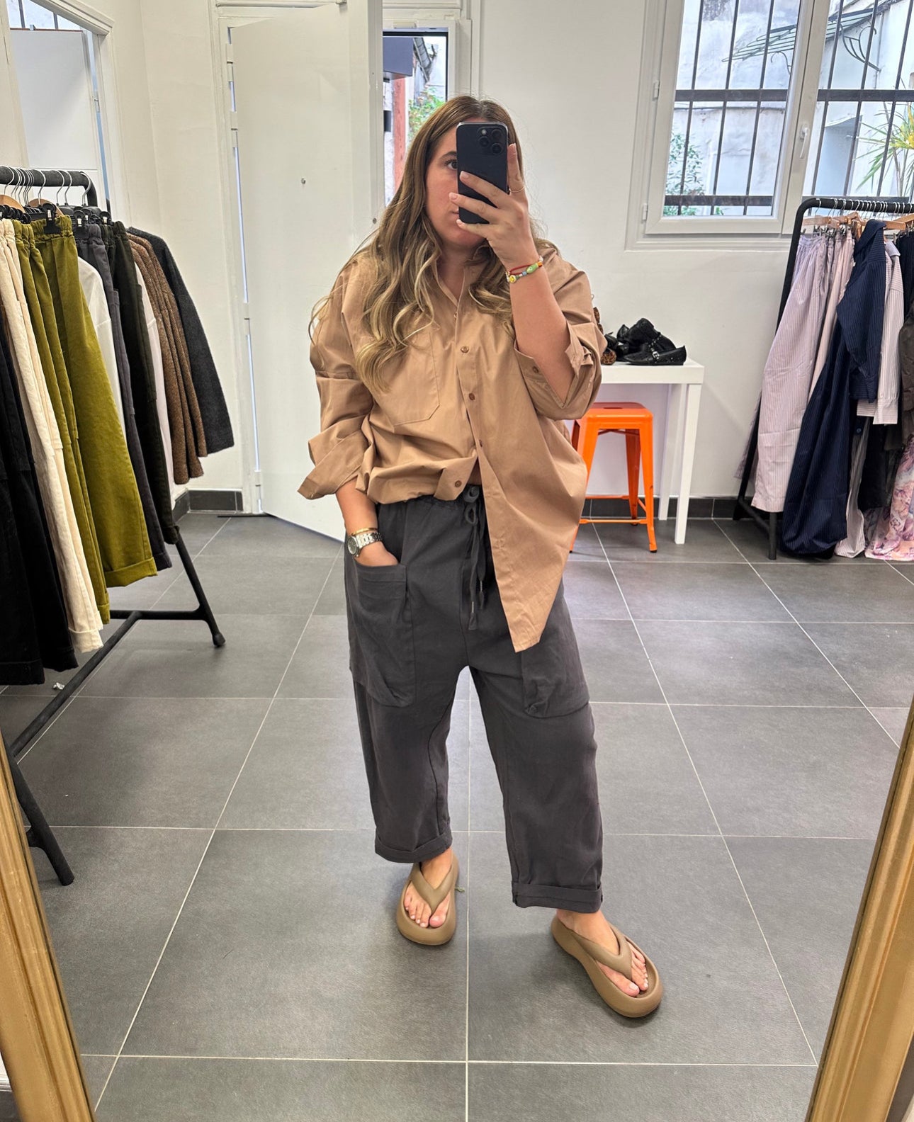 Pantalon CARGO Gris